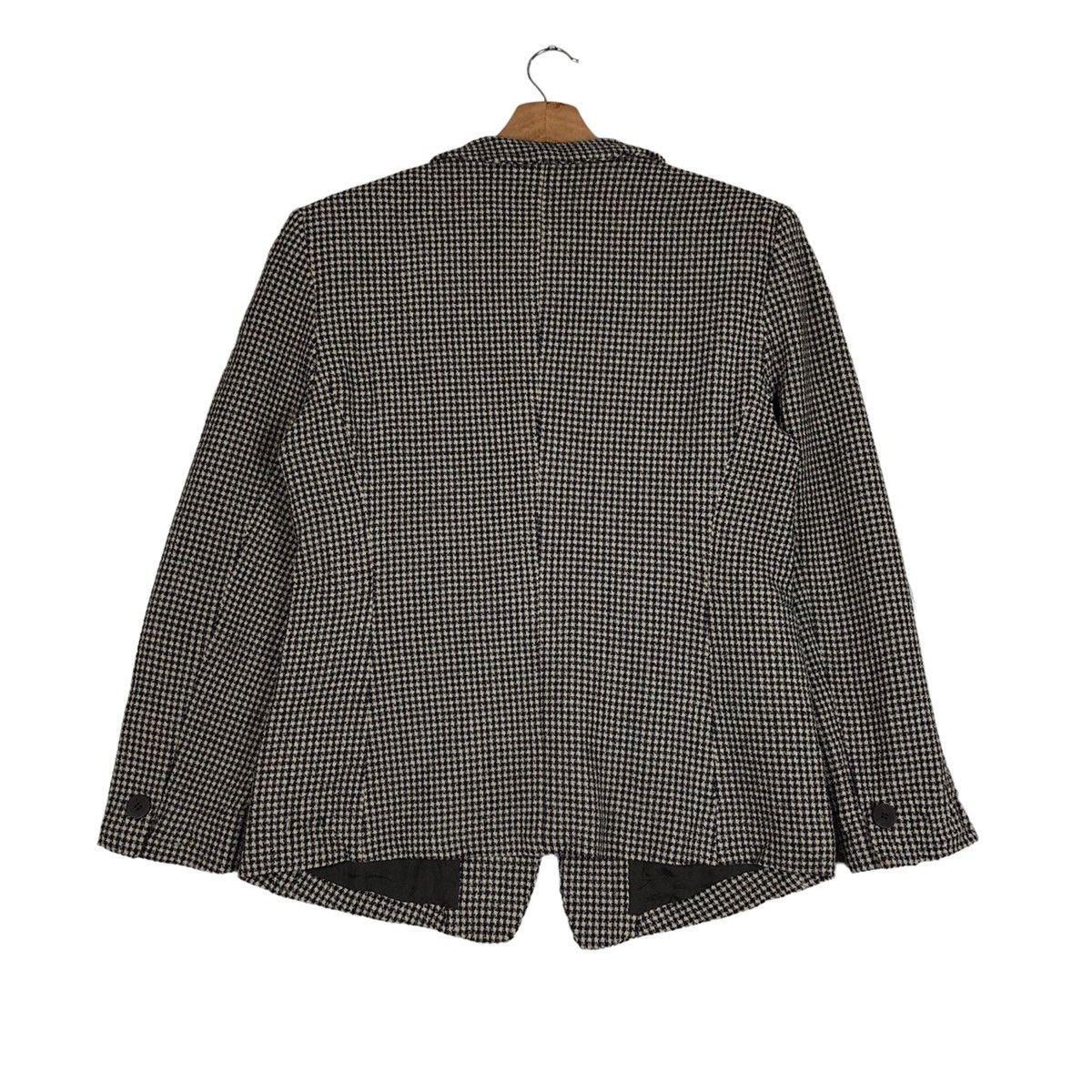 POST ARCHIVE FACTION (PAF) Japanese Houndstooth Ivy League Style Wool Hacking Jacket Size M / US 6-8 / IT 42-44 - 8 Thumbnail