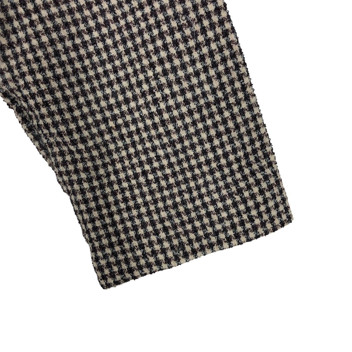 POST ARCHIVE FACTION (PAF) Japanese Houndstooth Ivy League Style Wool Hacking Jacket Size M / US 6-8 / IT 42-44 - 4 Thumbnail