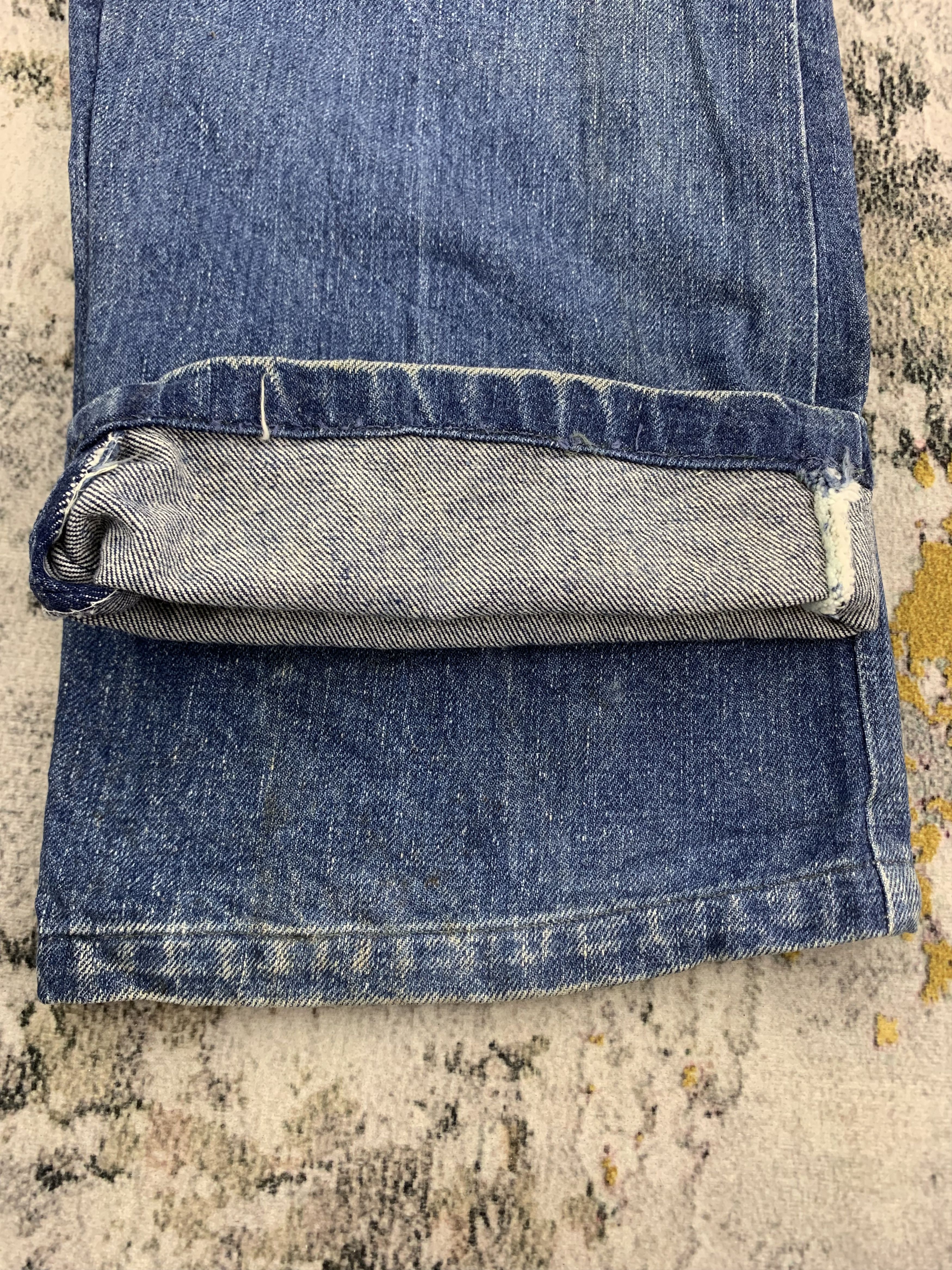 Japanese Brand Vintage Sunny Denim 28x27 Distressed Size US 28 / EU 44 - 8 Thumbnail