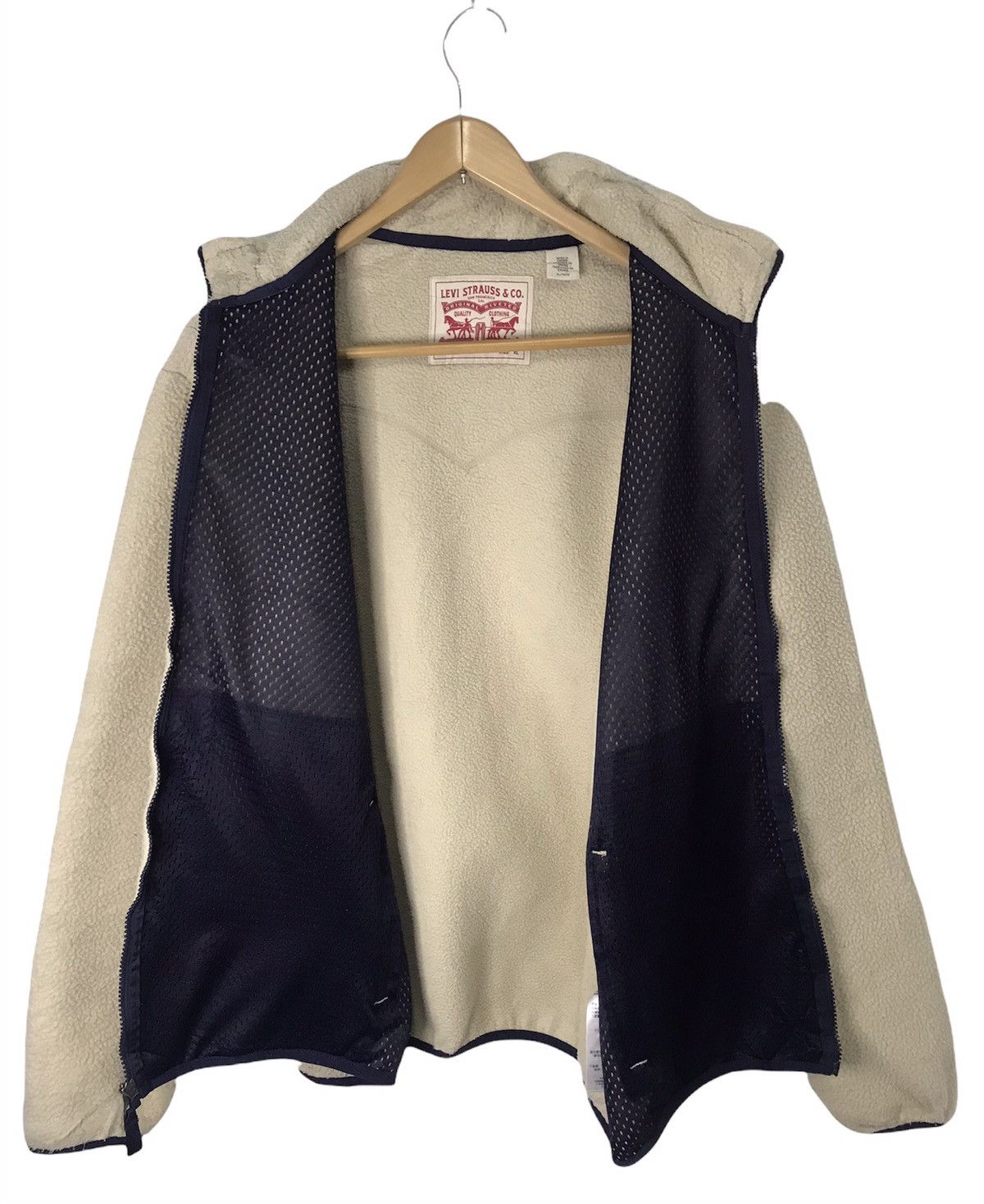 Levi's Levis Fleece Sherpa Jacket Size US XL / EU 56 / 4 - 4 Thumbnail