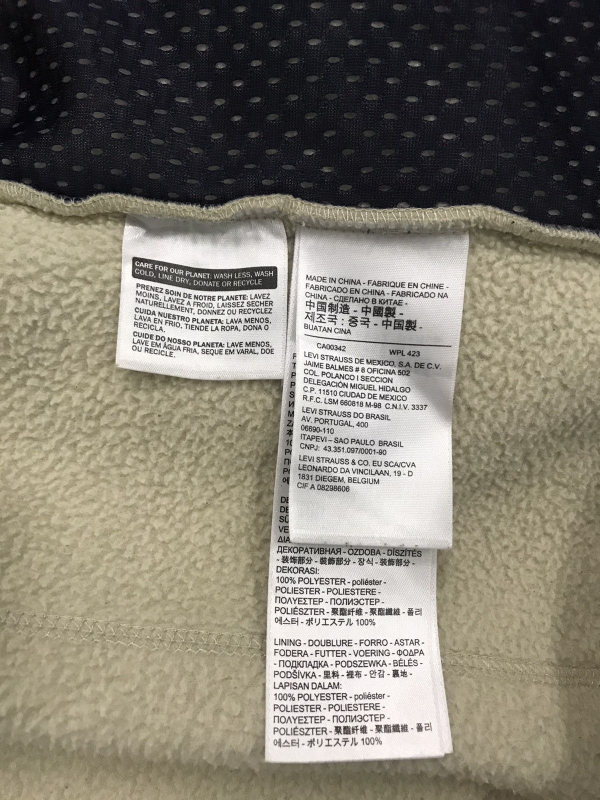 Levi's Levis Fleece Sherpa Jacket Size US XL / EU 56 / 4 - 6 Thumbnail