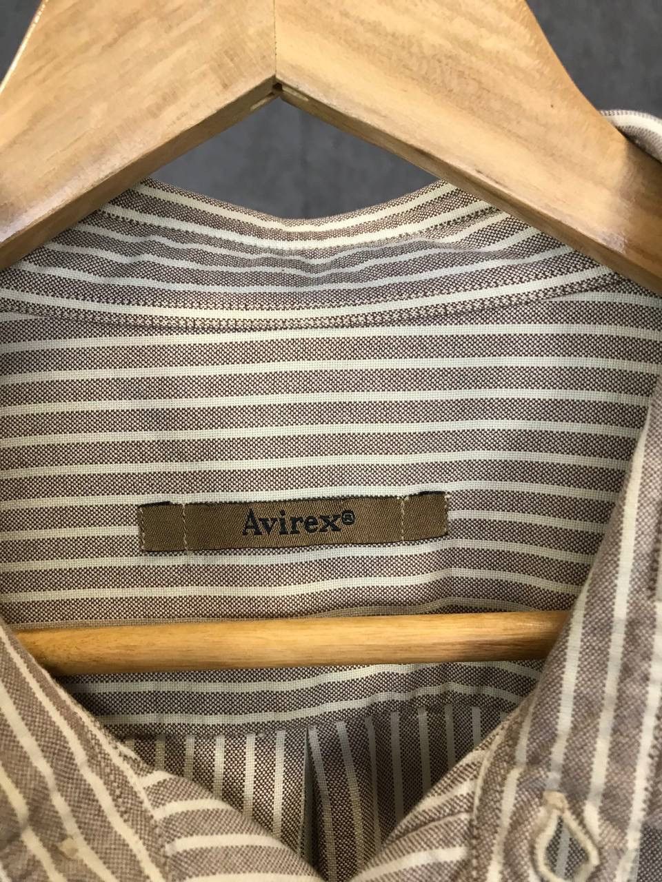 Avirex Avirex vintage striped shirt Size US XXL / EU 58 / 5 - 4 Thumbnail