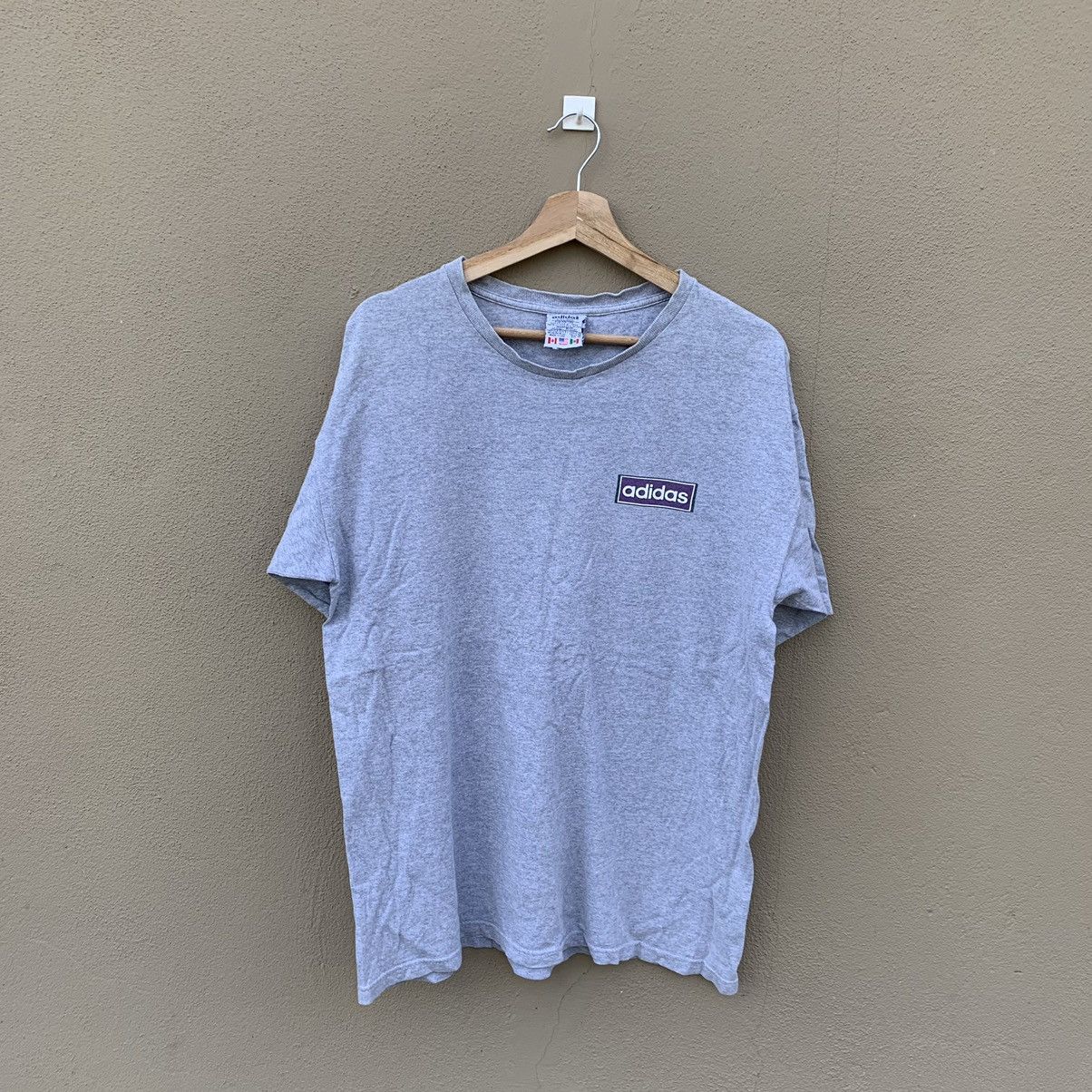 Adidas Vintage 90s Adidas Trefoil Tshirt Size US L / EU 52-54 / 3 - 3 Thumbnail