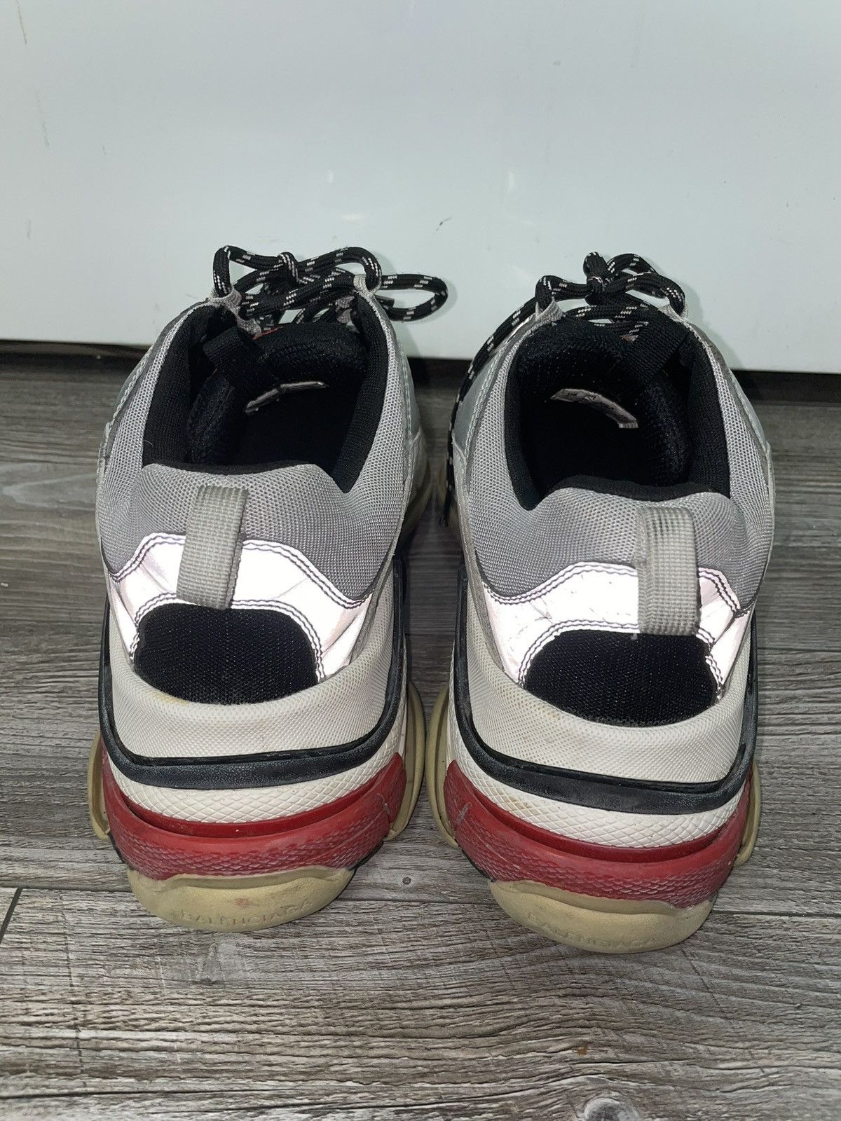 Balenciaga Triple S Trainer Silver 2018 Size US 11 / EU 44 - 6 Thumbnail