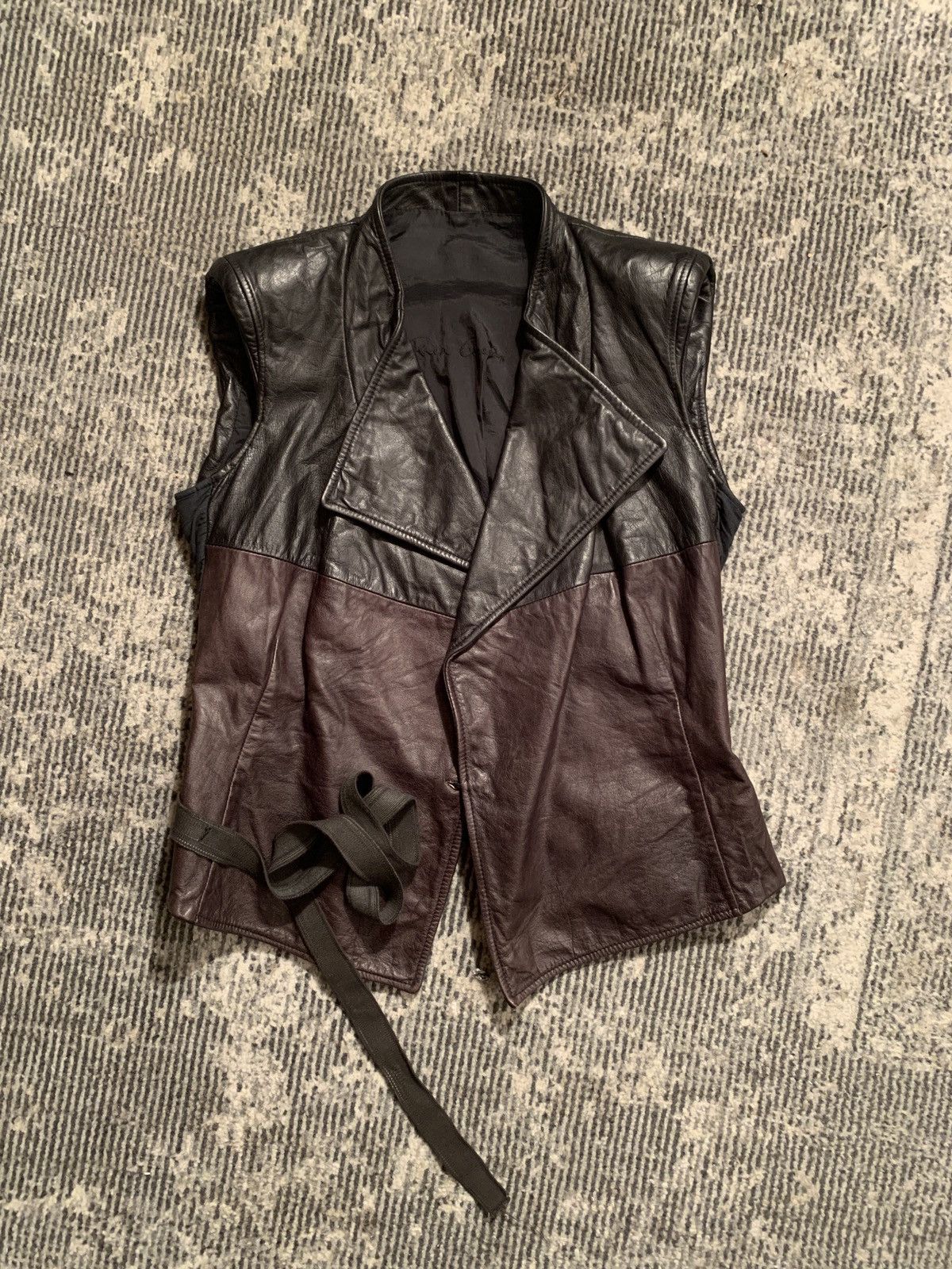 トップス Rick Owens OLMAR and MIRTA black vest Rick Owens Rick Owens Olmar and Mirta Vest | Grailed