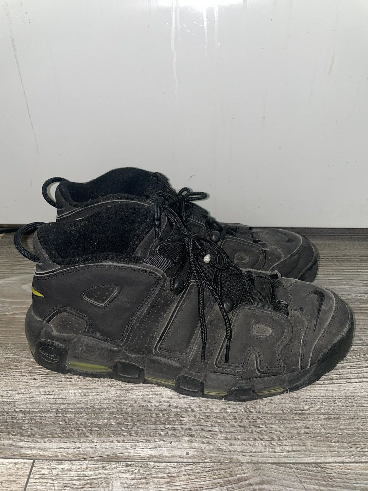 Nike Nike Air Uptempo Black Volt Size US 13 / EU 46 - 1 Thumbnail