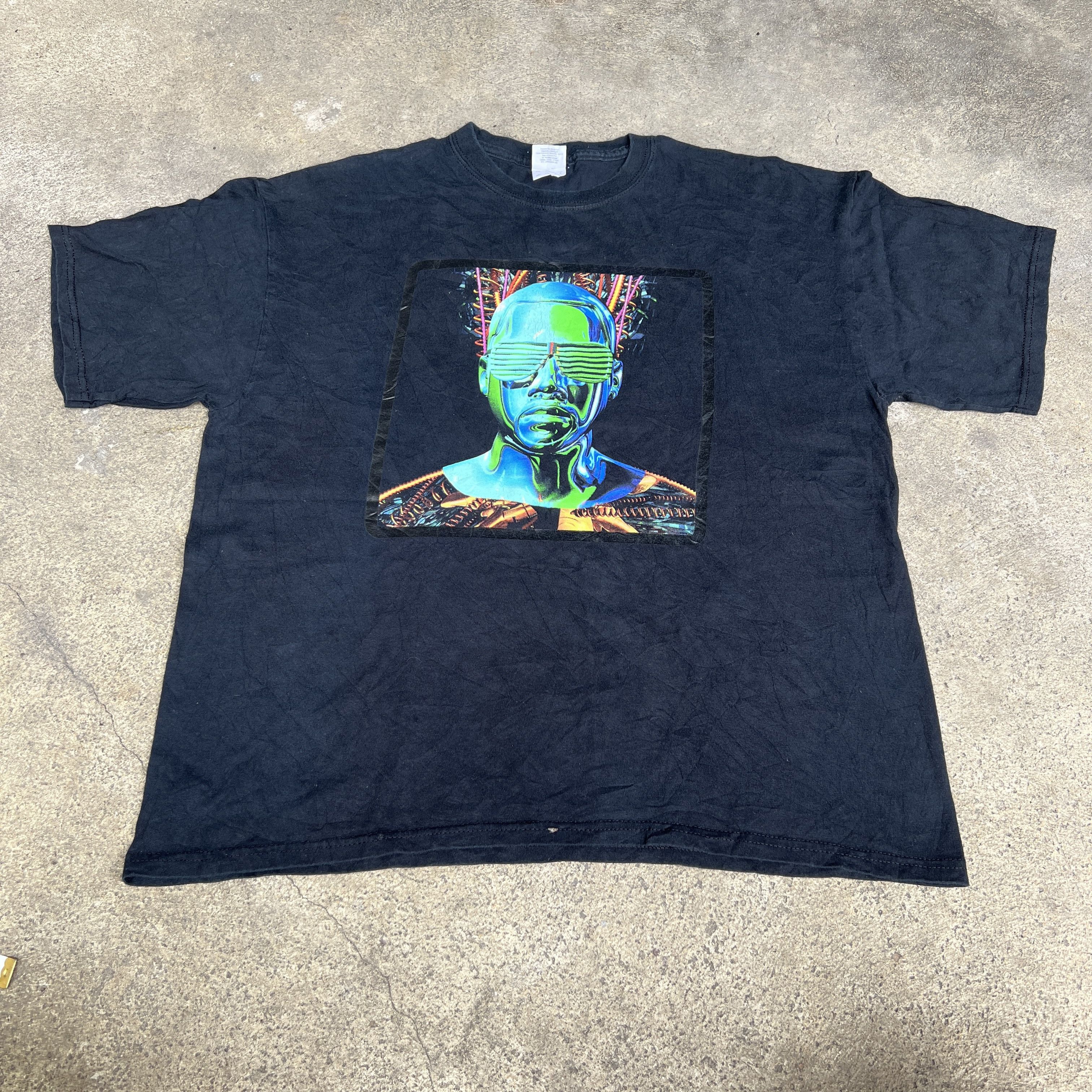 Rap Tees Vintage Y2K Kanye West Glow In The Dark Tour Promo Tee XL Size US XL / EU 56 / 4 - 3 Thumbnail