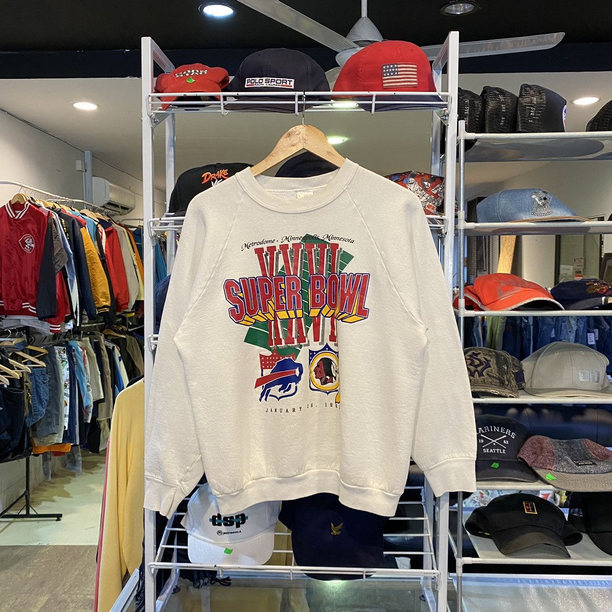 Fruit Of The Loom Vintage 1992 Small Buffalo Bills NFL Superbowl Sweatshirts Size US S / EU 44-46 / 1 - 1 Thumbnail