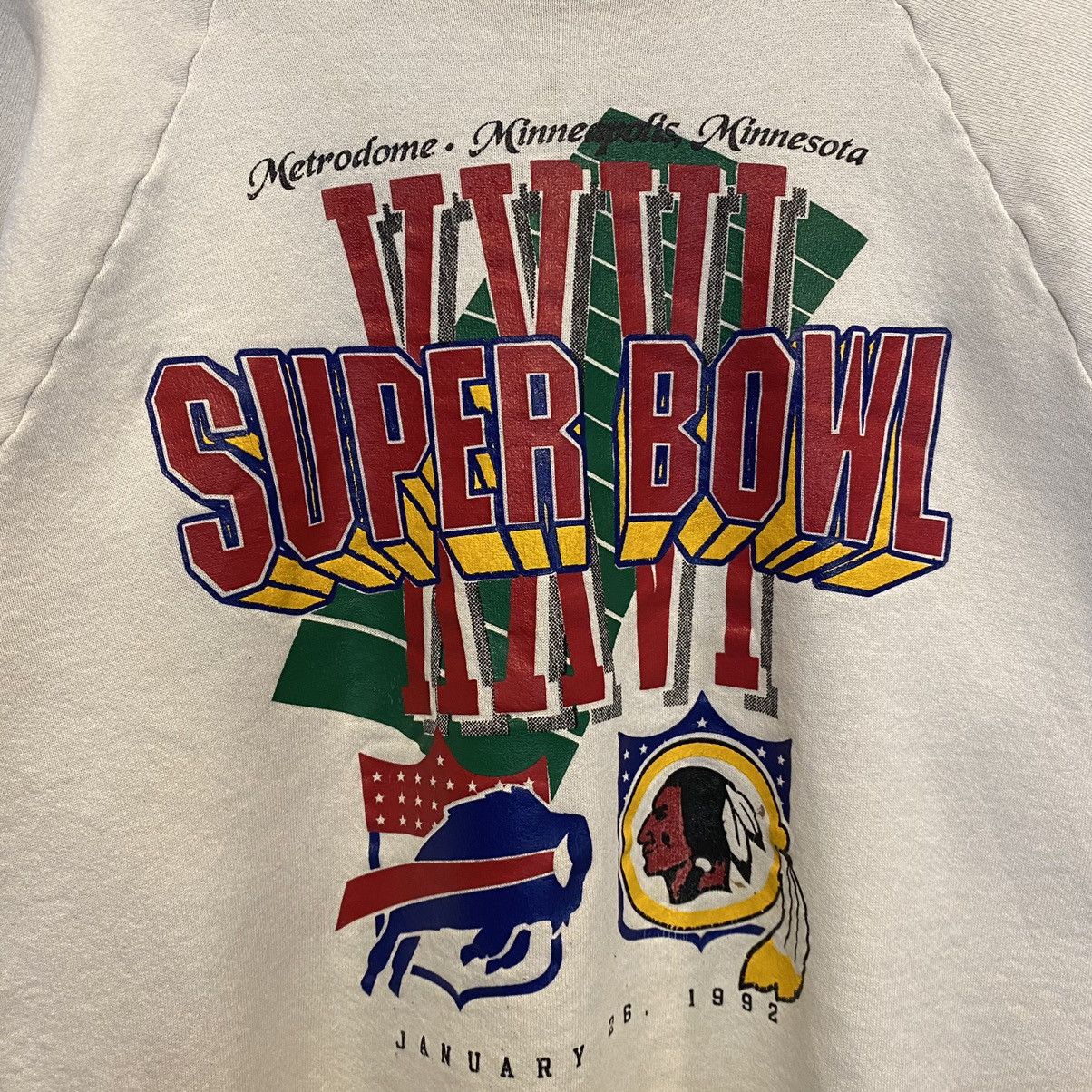 Fruit Of The Loom Vintage 1992 Small Buffalo Bills NFL Superbowl Sweatshirts Size US S / EU 44-46 / 1 - 5 Thumbnail