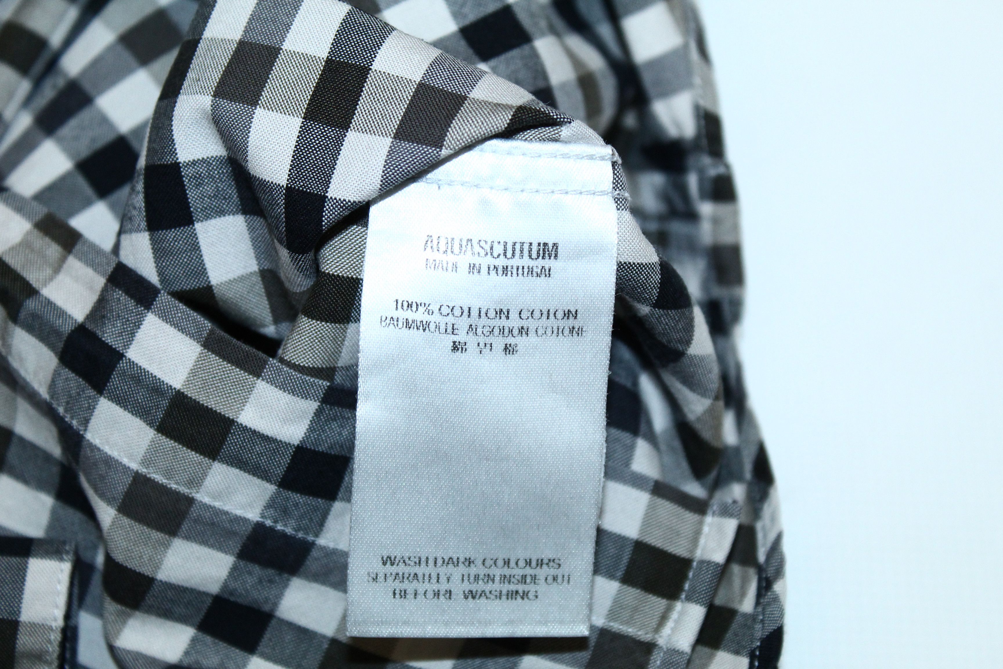 Aquascutum Vintage Aquascutum Iconic Checkered Shirt Casual Oxford Size US L / EU 52-54 / 3 - 6 Thumbnail