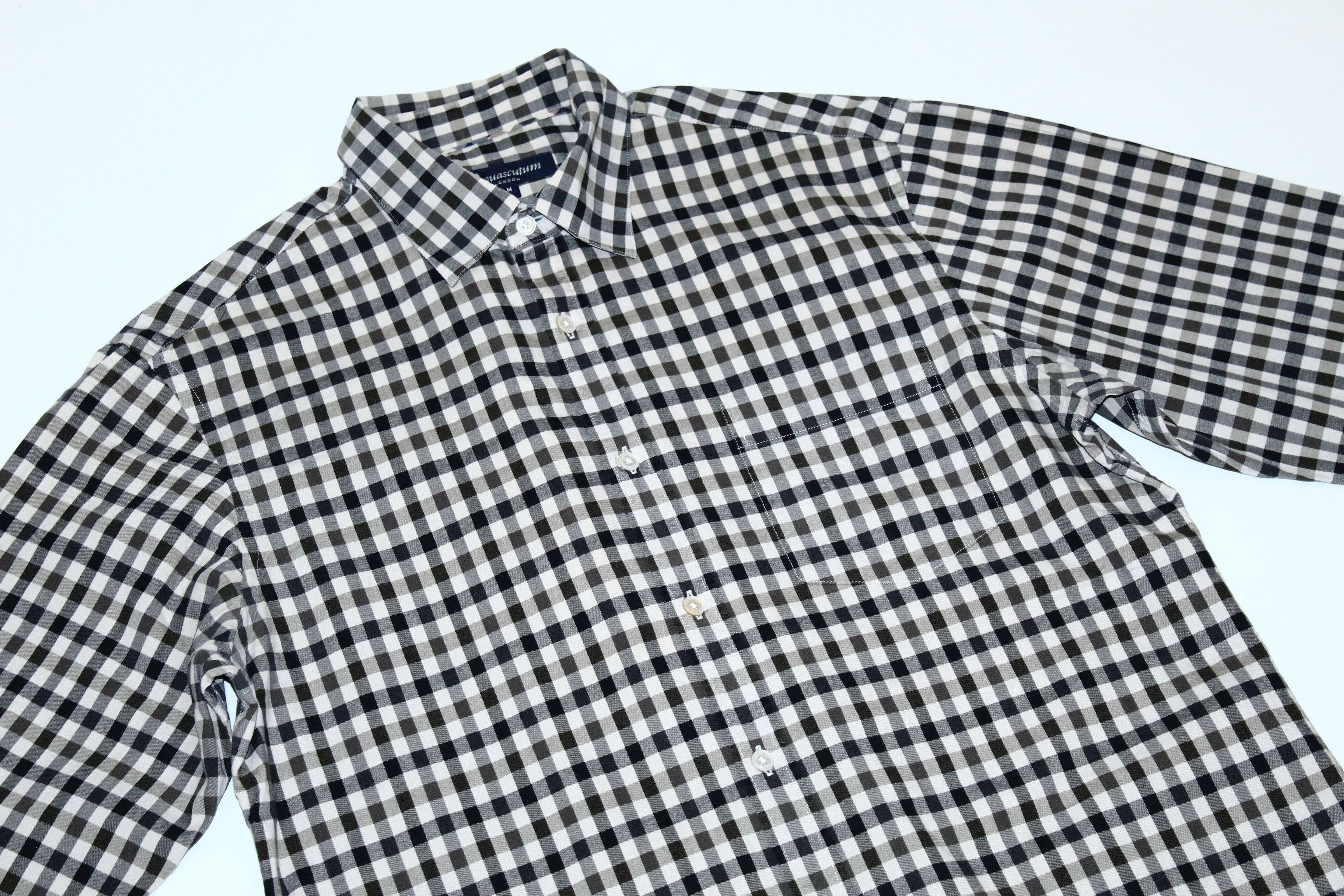 Aquascutum Vintage Aquascutum Iconic Checkered Shirt Casual Oxford Size US L / EU 52-54 / 3 - 4 Thumbnail