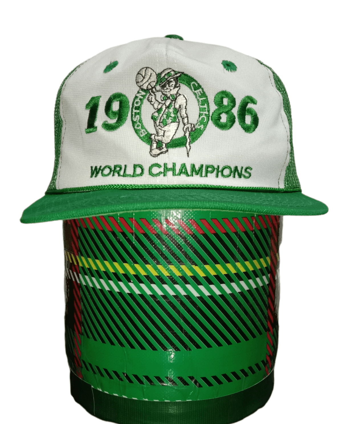 NBA × Vintage Vintage NBA Boston Celtics 1986 World Champion Snapback Hat🔥 Size ONE SIZE - 9 Thumbnail