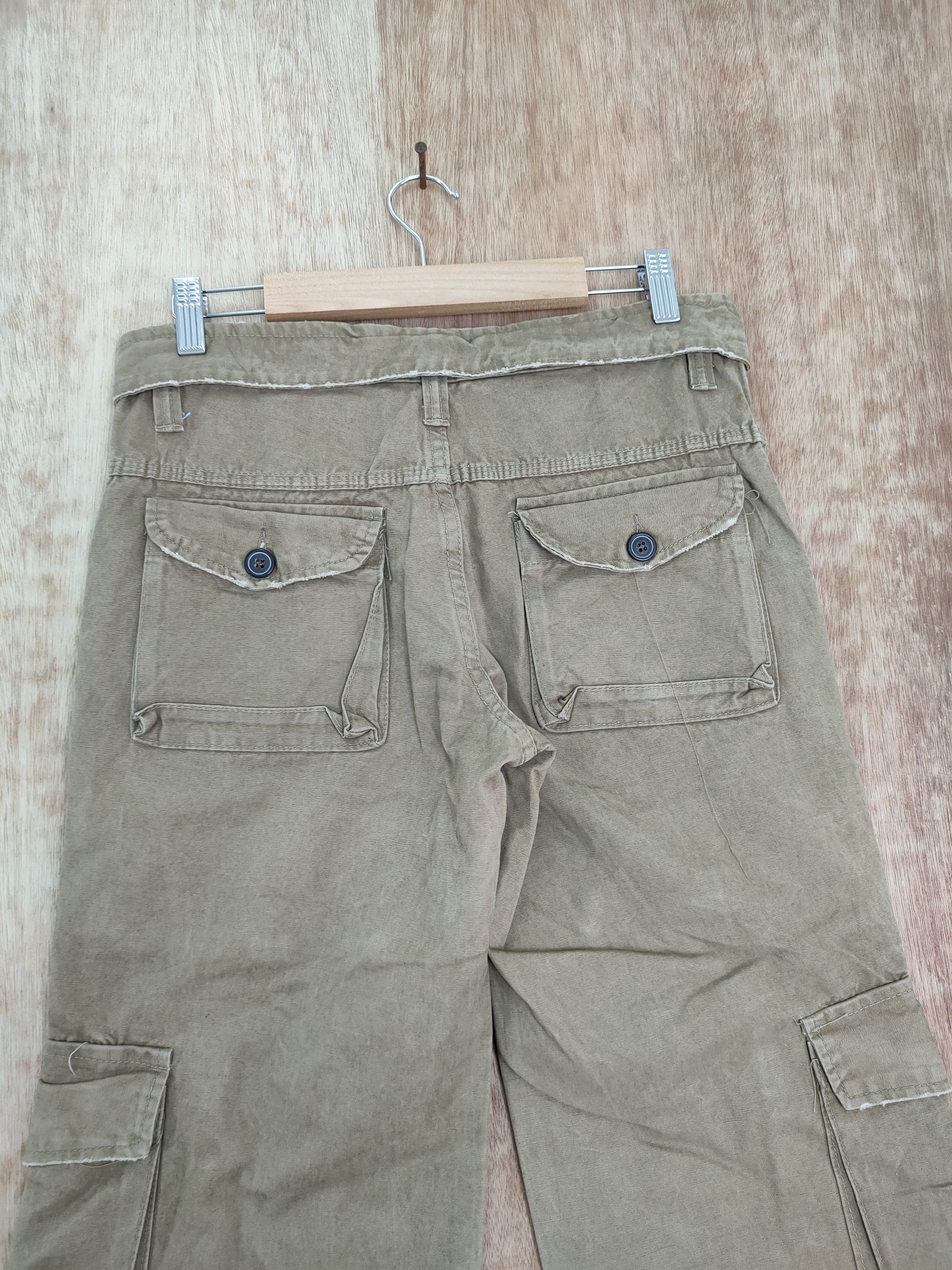 Japanese Brand Rare japan faded brown multipocket cargo pants #238DLAL Size US 28 / EU 44 - 8 Thumbnail