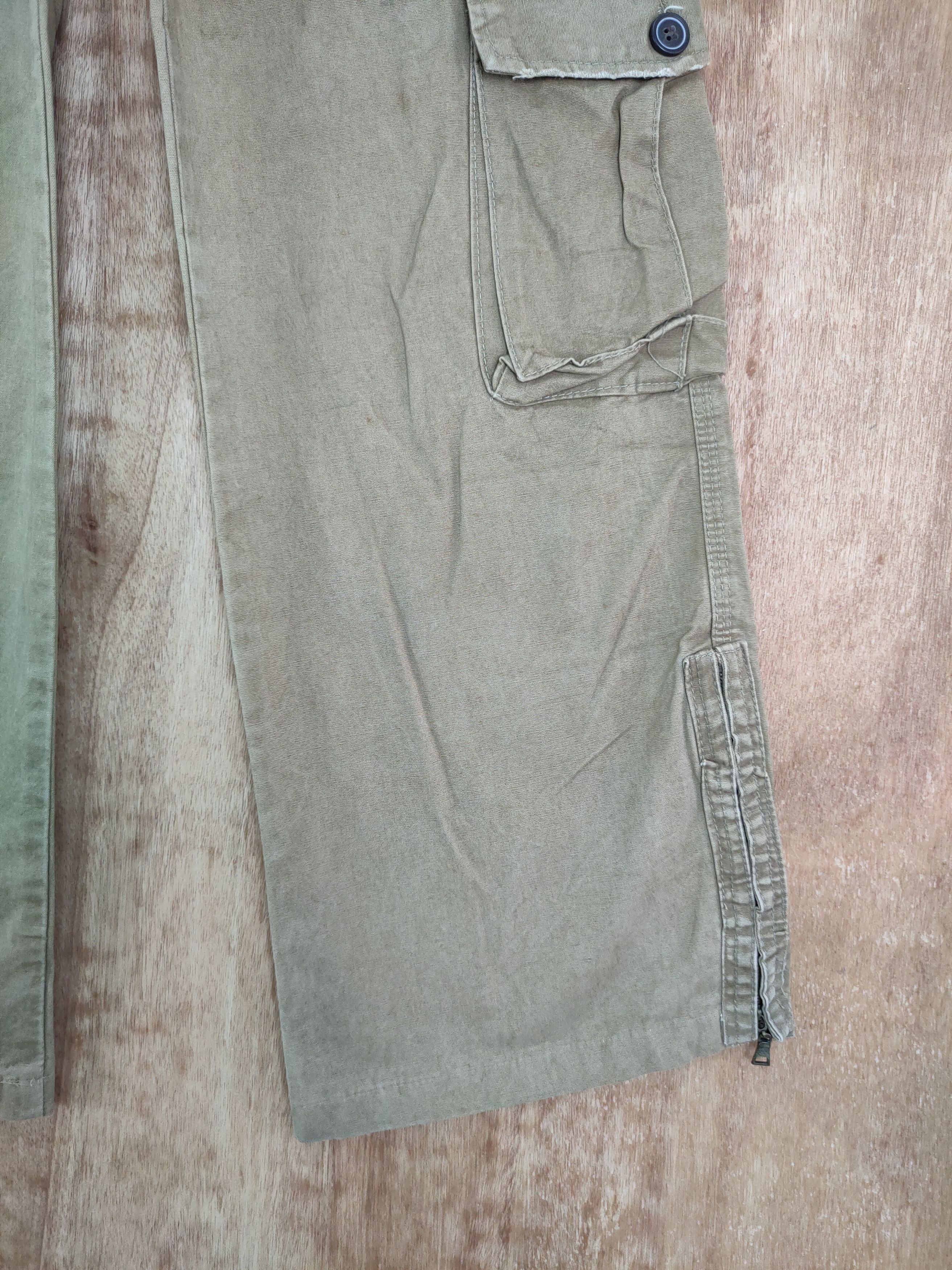 Japanese Brand Rare japan faded brown multipocket cargo pants #238DLAL Size US 28 / EU 44 - 3 Thumbnail