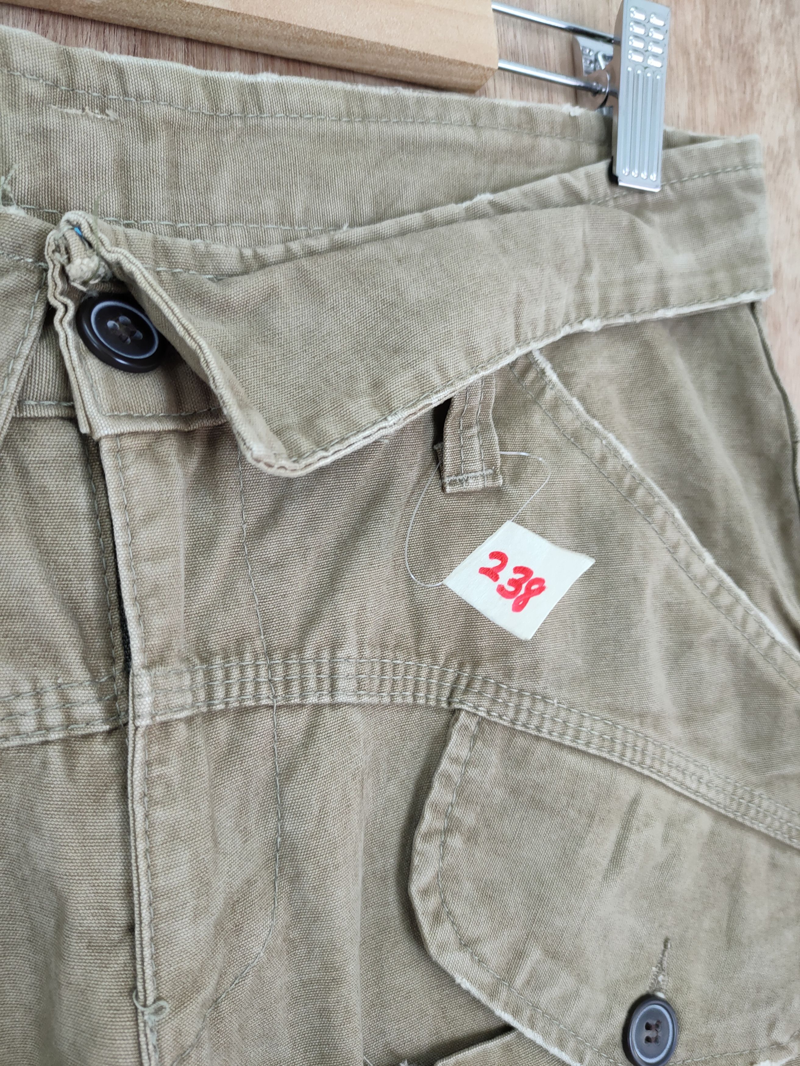 Japanese Brand Rare japan faded brown multipocket cargo pants #238DLAL Size US 28 / EU 44 - 5 Thumbnail