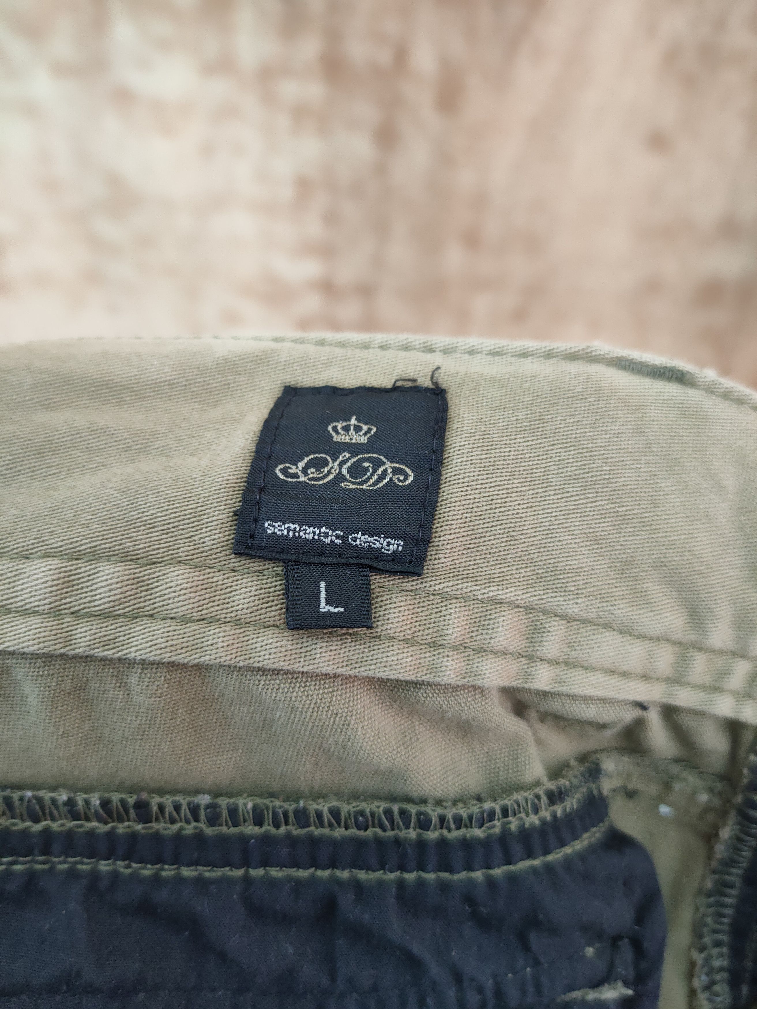 Japanese Brand DLL Semanticdesign faded multipocket cargo pants #46-124DLAL Size US 32 / EU 48 - 10 Thumbnail