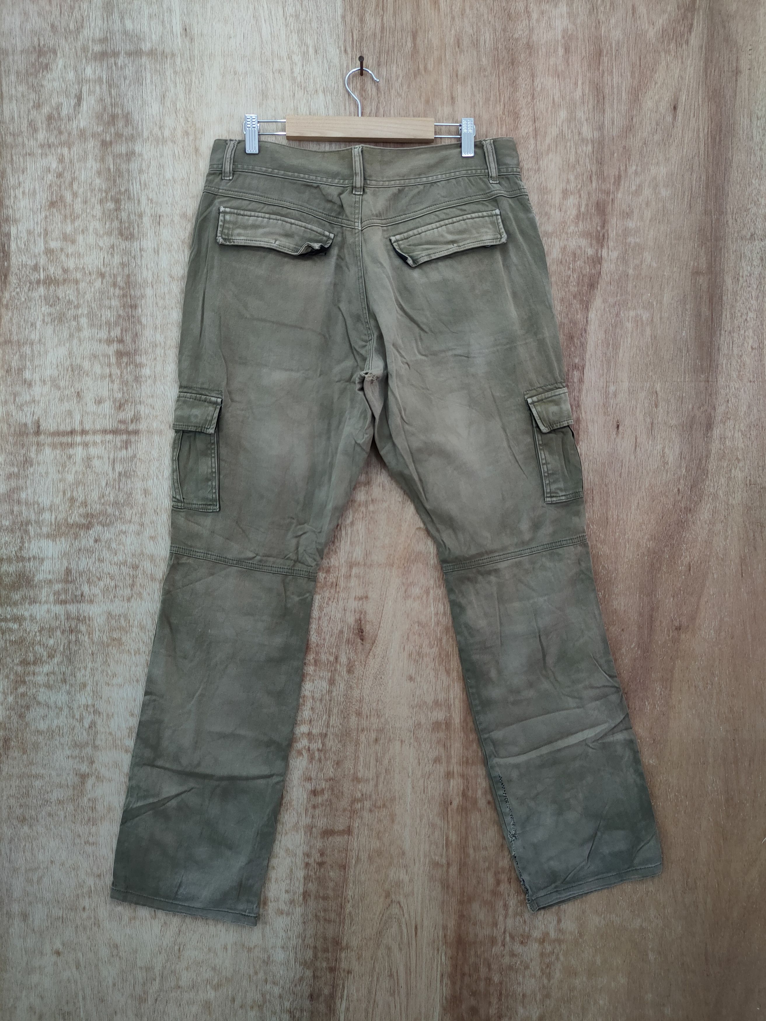 Japanese Brand DLL Semanticdesign faded multipocket cargo pants #46-124DLAL Size US 32 / EU 48 - 5 Thumbnail