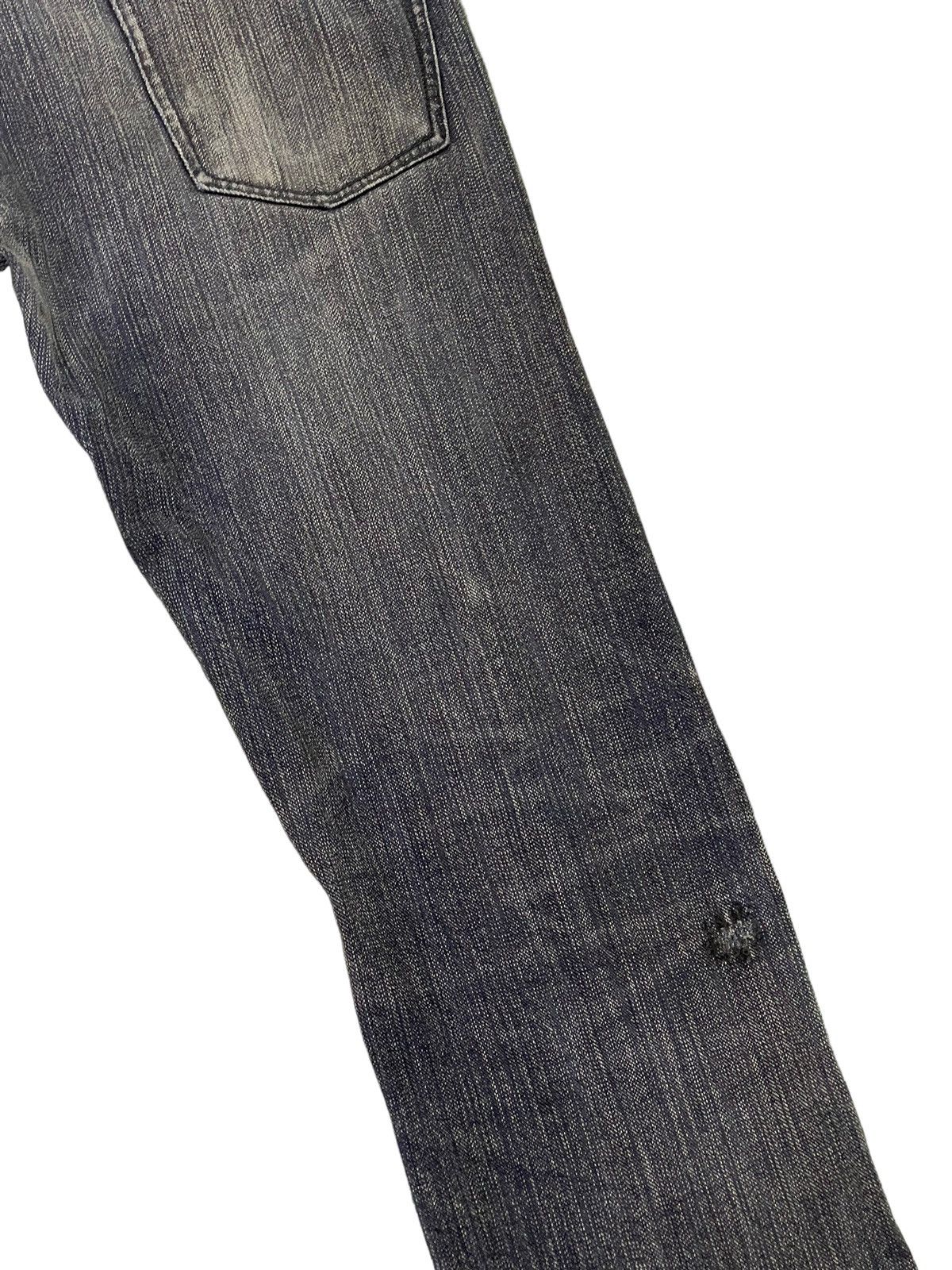 Japanese Brand Slim Jeans Edge Rupert Patchwork Stretch Denim 1🟦5 Size US 30 / EU 46 - 17 Thumbnail