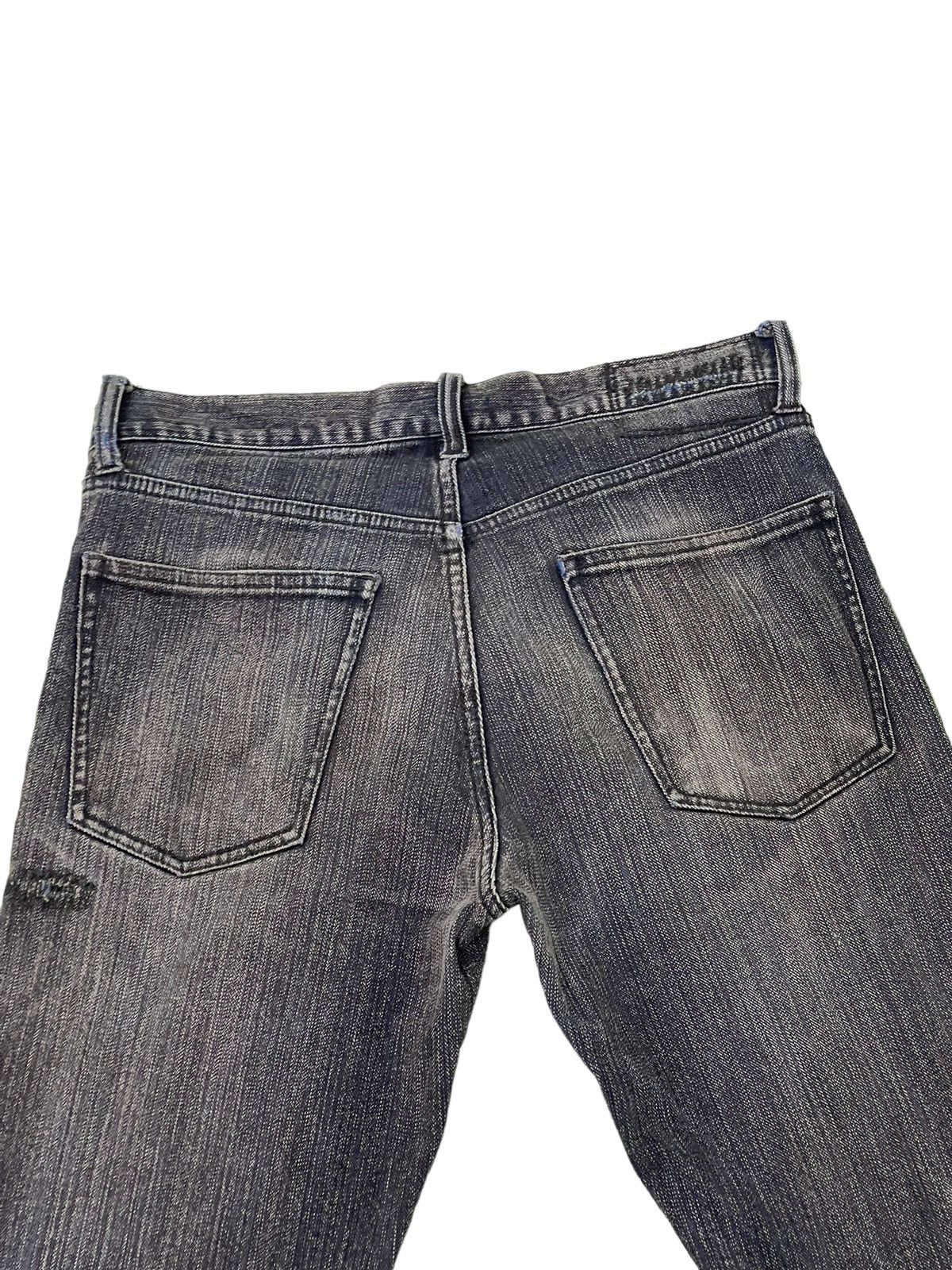 Japanese Brand Slim Jeans Edge Rupert Patchwork Stretch Denim 1🟦5 Size US 30 / EU 46 - 18 Thumbnail