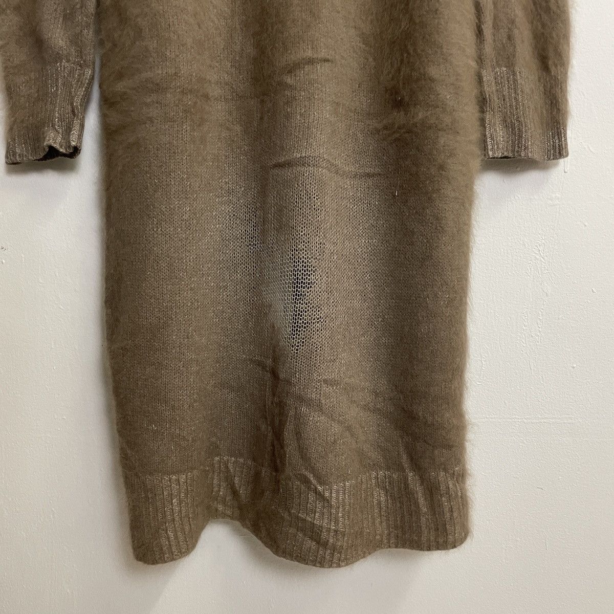 Aran Isles Knitwear Vintage Avant De Voyage Mohair Long Cardingan Size US M / EU 48-50 / 2 - 8 Thumbnail