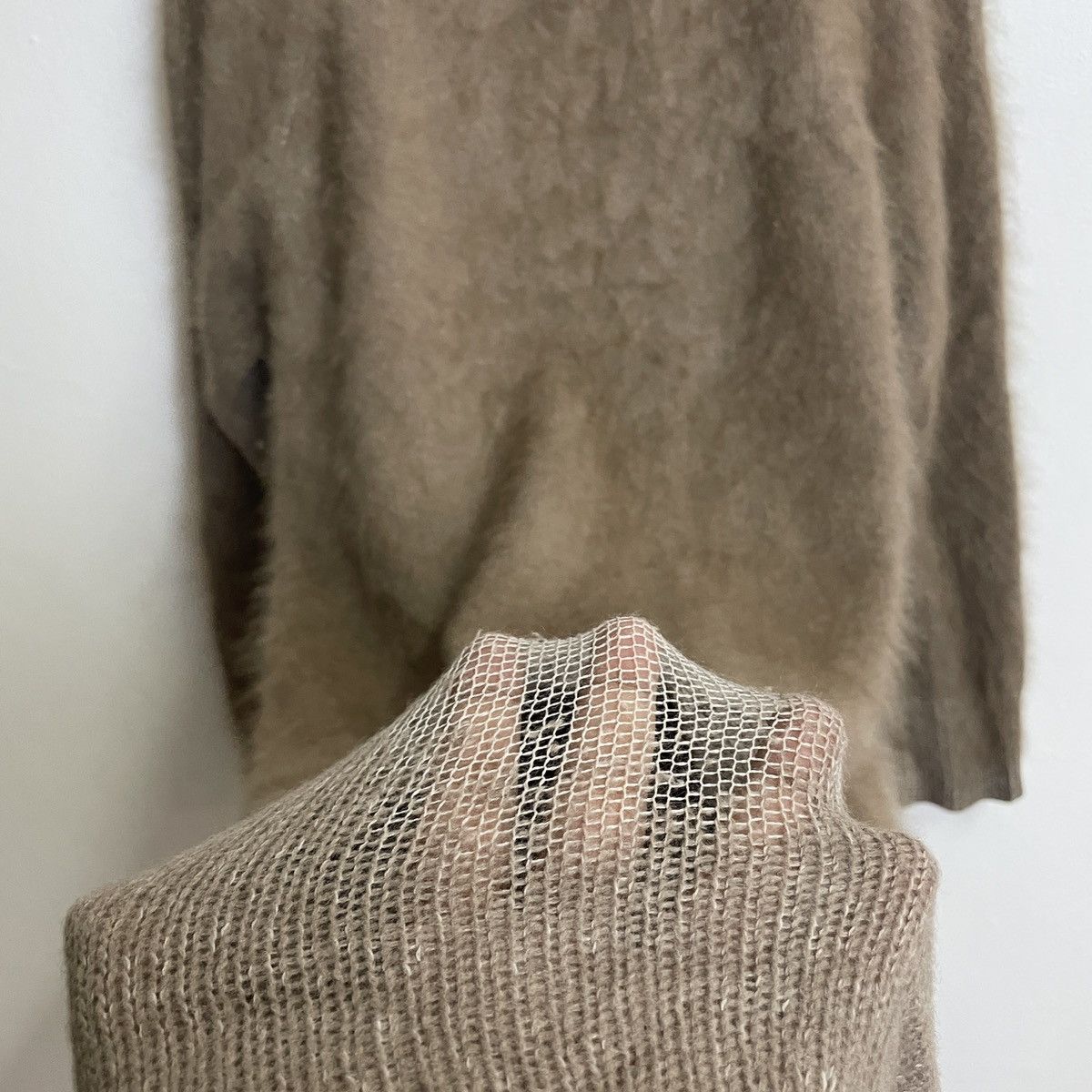 Aran Isles Knitwear Vintage Avant De Voyage Mohair Long Cardingan Size US M / EU 48-50 / 2 - 10 Thumbnail