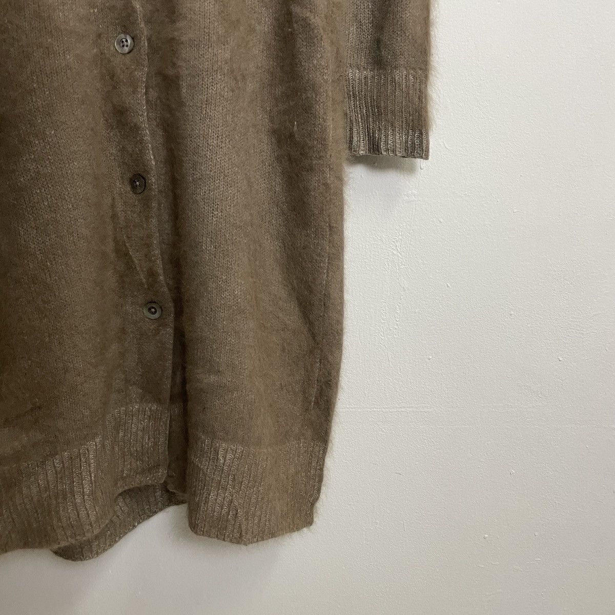 Aran Isles Knitwear Vintage Avant De Voyage Mohair Long Cardingan Size US M / EU 48-50 / 2 - 3 Thumbnail