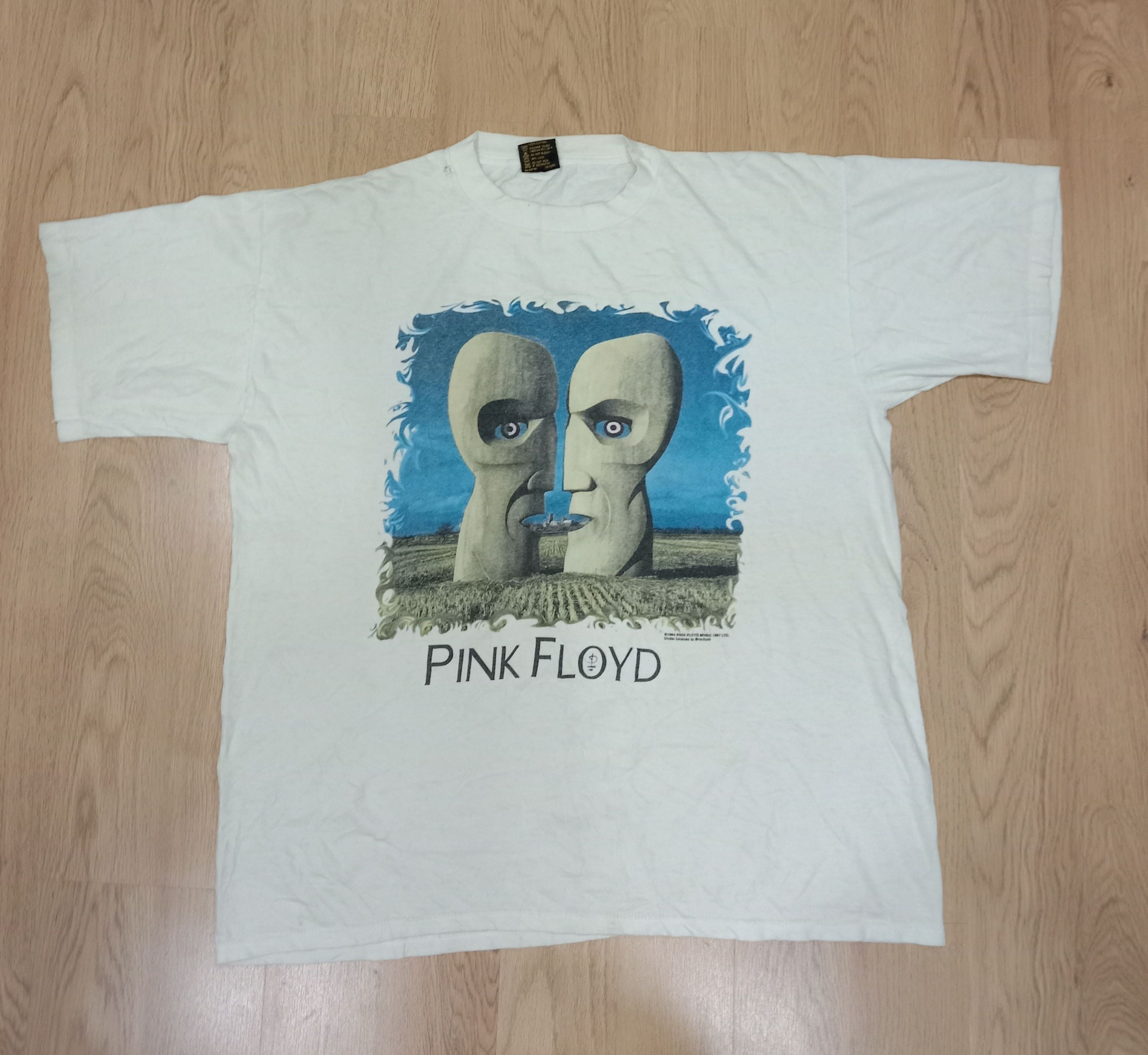 Image of Band Tees x Brockum Pink Floyd X Vintage X X Brockum in White, Men's (Size XL)