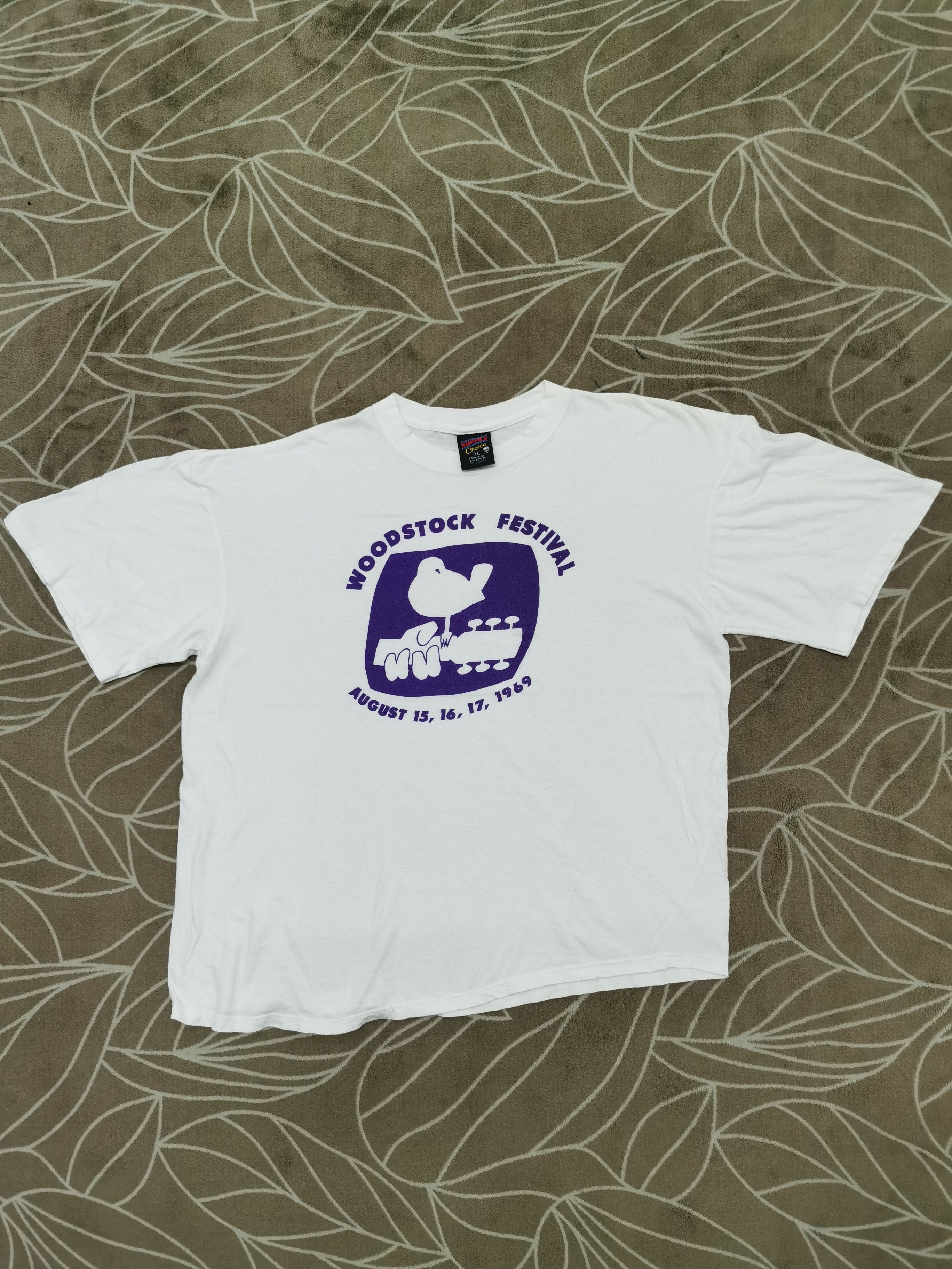 Band Tees × Vintage Vintage Woodstock 1969 Concert Tee Size US XL / EU 56 / 4 - 1 Thumbnail