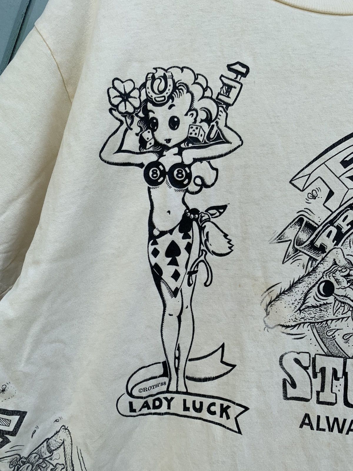 Other VINTAGE RAT FINK❌8-BALL EDROTH ARTWORKS HOT ROD MULTIPRINT Size US XL / EU 56 / 4 - 6 Thumbnail