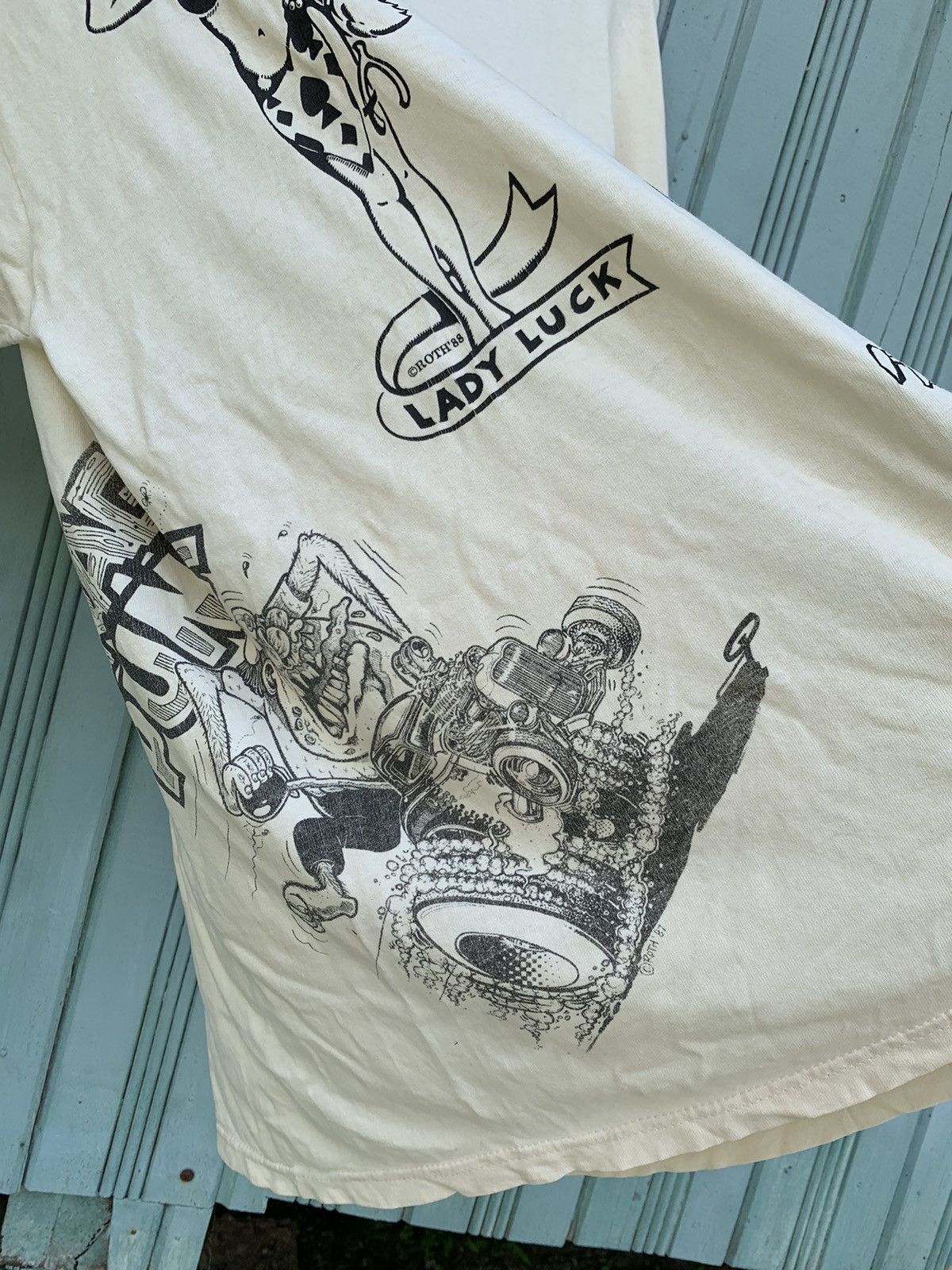 Other VINTAGE RAT FINK❌8-BALL EDROTH ARTWORKS HOT ROD MULTIPRINT Size US XL / EU 56 / 4 - 5 Thumbnail