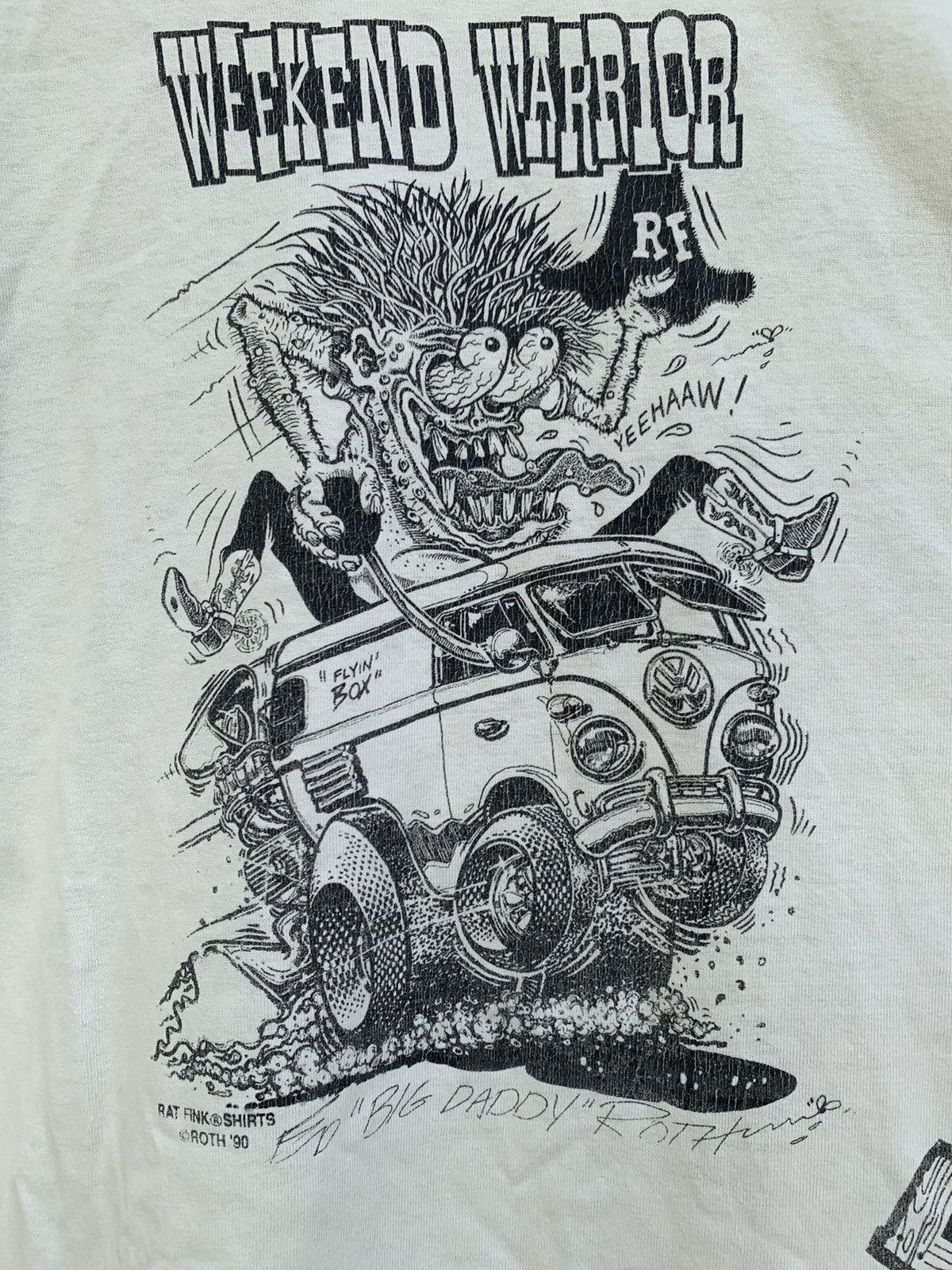Other VINTAGE RAT FINK❌8-BALL EDROTH ARTWORKS HOT ROD MULTIPRINT Size US XL / EU 56 / 4 - 7 Thumbnail