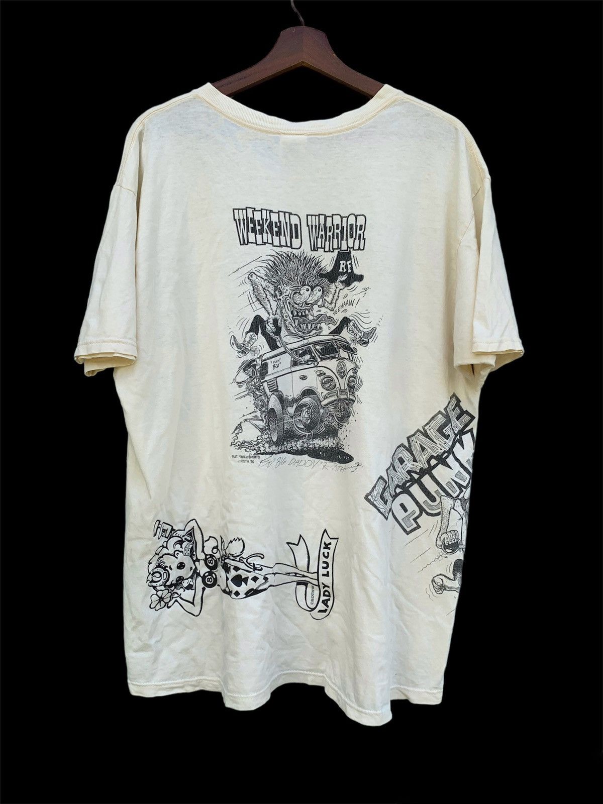Other VINTAGE RAT FINK❌8-BALL EDROTH ARTWORKS HOT ROD MULTIPRINT Size US XL / EU 56 / 4 - 2 Thumbnail