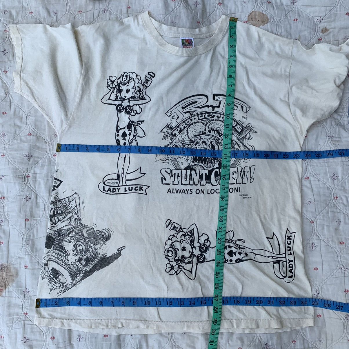 Other VINTAGE RAT FINK❌8-BALL EDROTH ARTWORKS HOT ROD MULTIPRINT Size US XL / EU 56 / 4 - 13 Thumbnail
