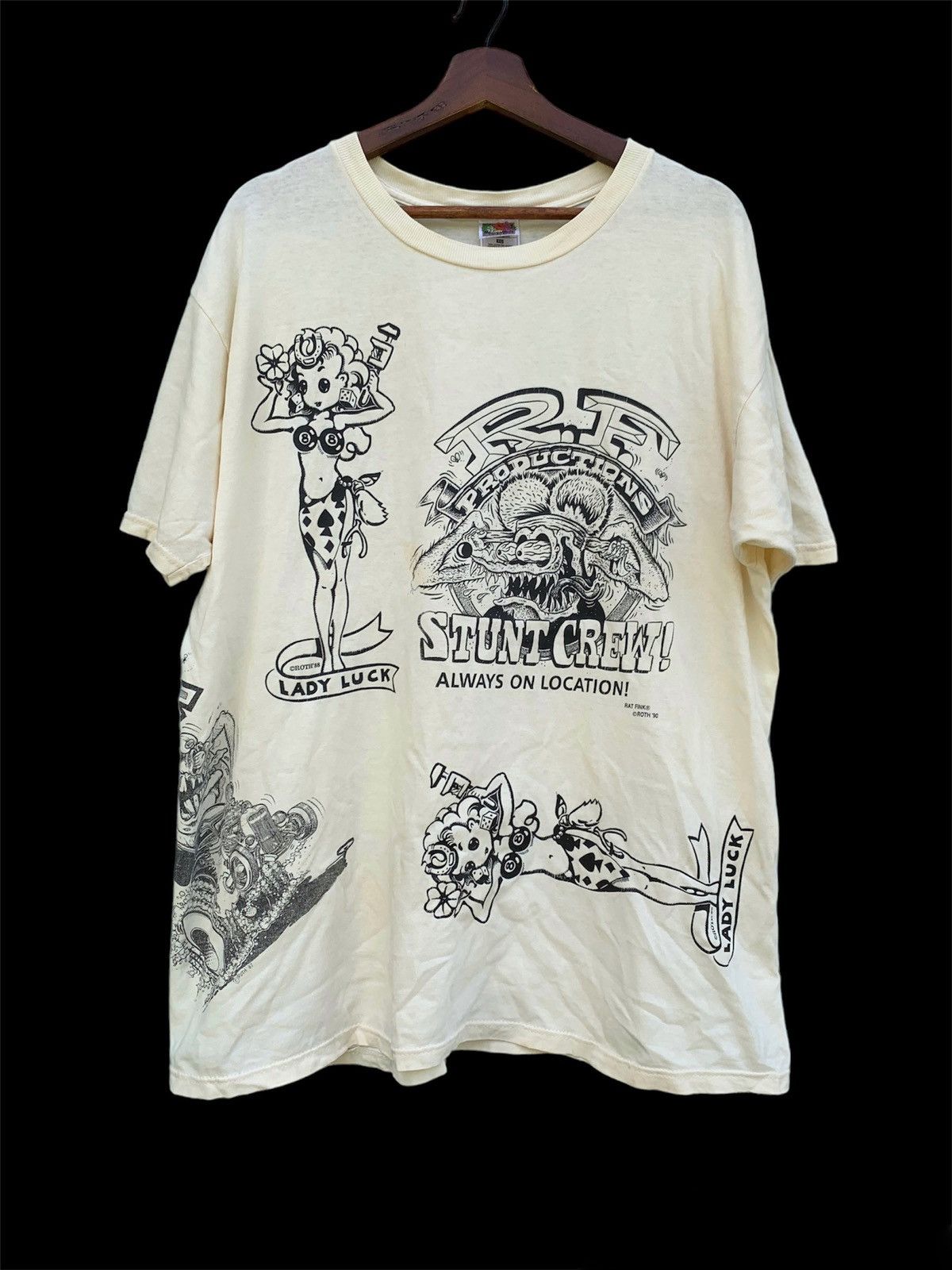 Other VINTAGE RAT FINK❌8-BALL EDROTH ARTWORKS HOT ROD MULTIPRINT Size US XL / EU 56 / 4 - 1 Thumbnail