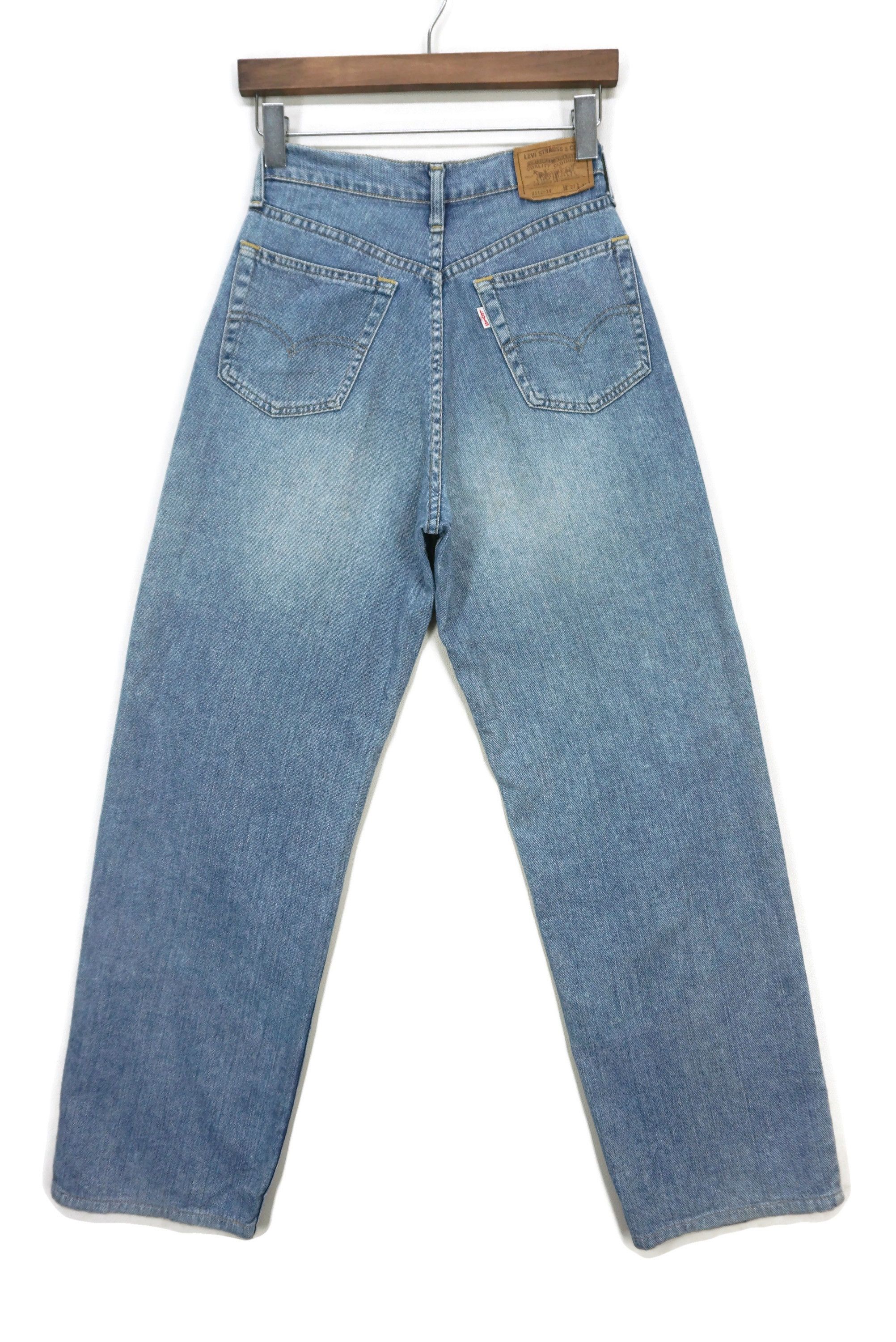 image of Levis x Vintage High Waisted Jeans 27X29.5 512-14 Tapered Pants in Blue, Women's