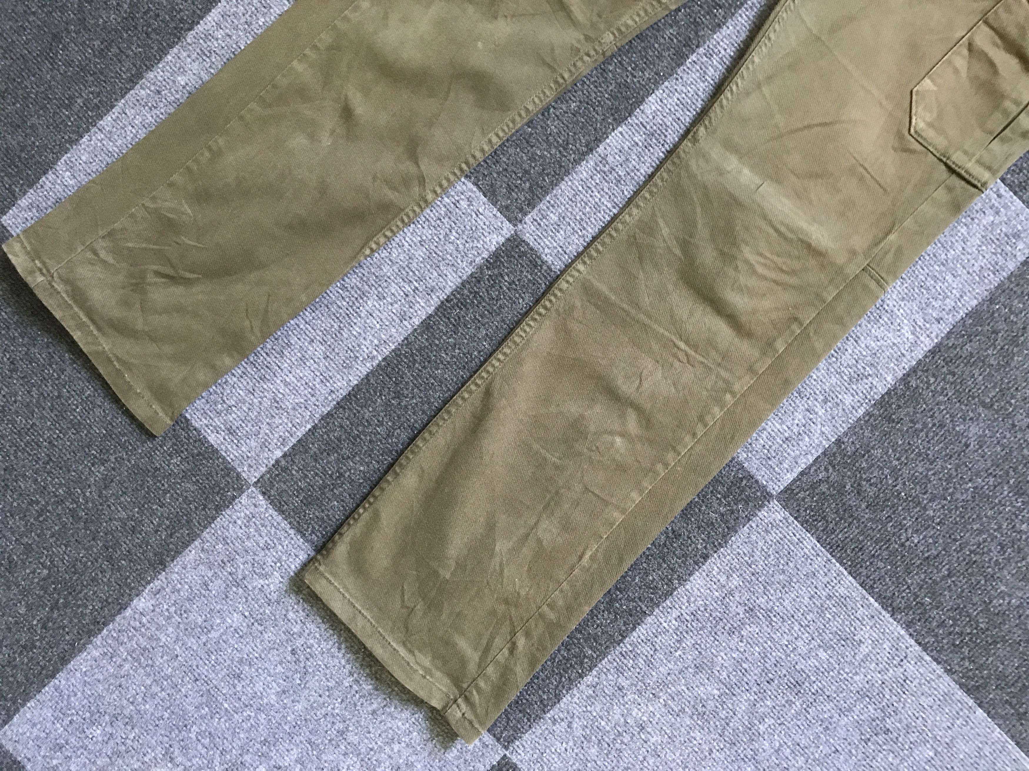 Japanese Brand CP205 DOUBLE EDGE Japan Prisoner Used Cargo Pant Size US 32 / EU 48 - 5 Thumbnail