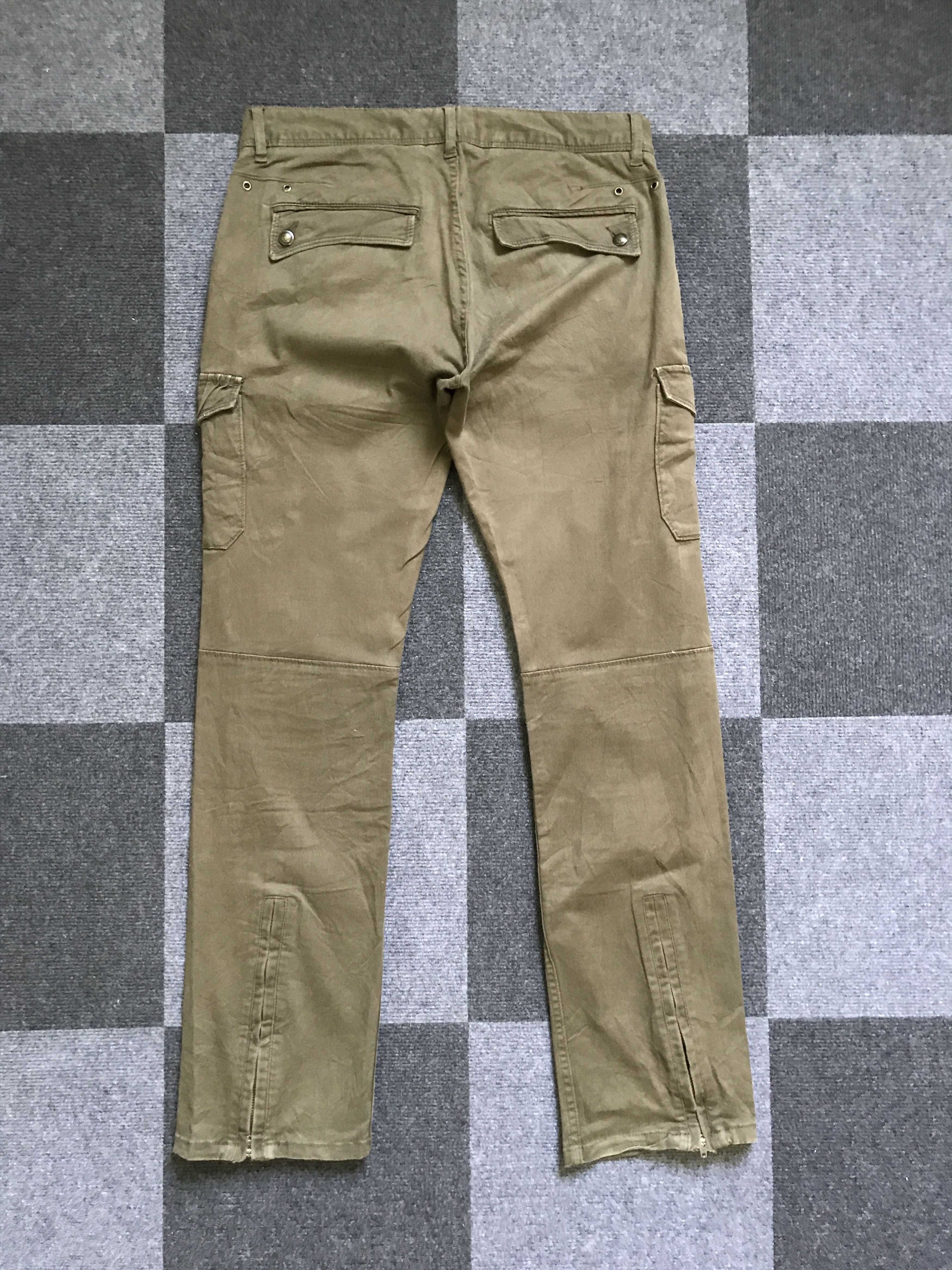 Japanese Brand CP205 DOUBLE EDGE Japan Prisoner Used Cargo Pant Size US 32 / EU 48 - 9 Thumbnail