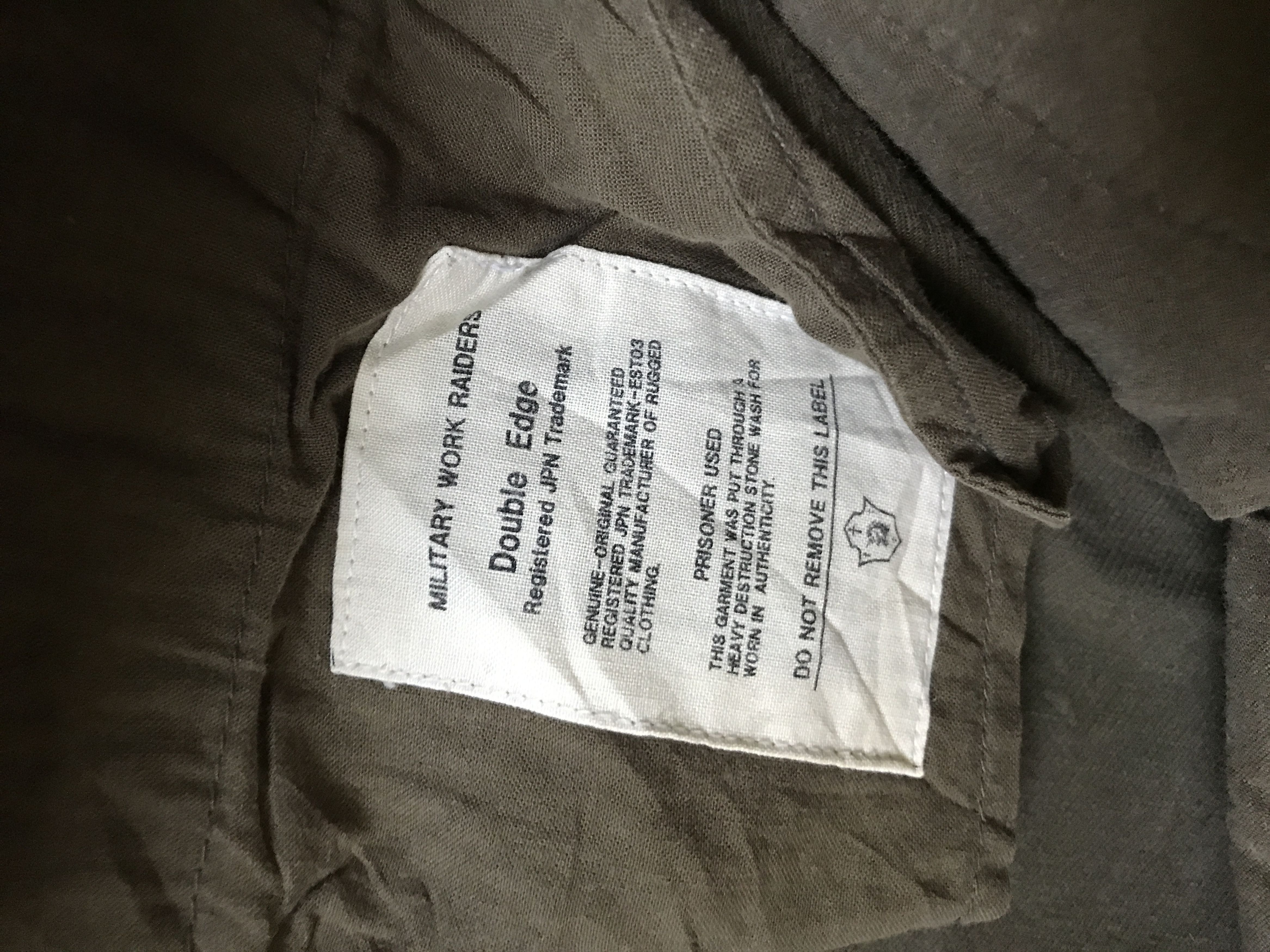 Japanese Brand CP205 DOUBLE EDGE Japan Prisoner Used Cargo Pant Size US 32 / EU 48 - 14 Thumbnail
