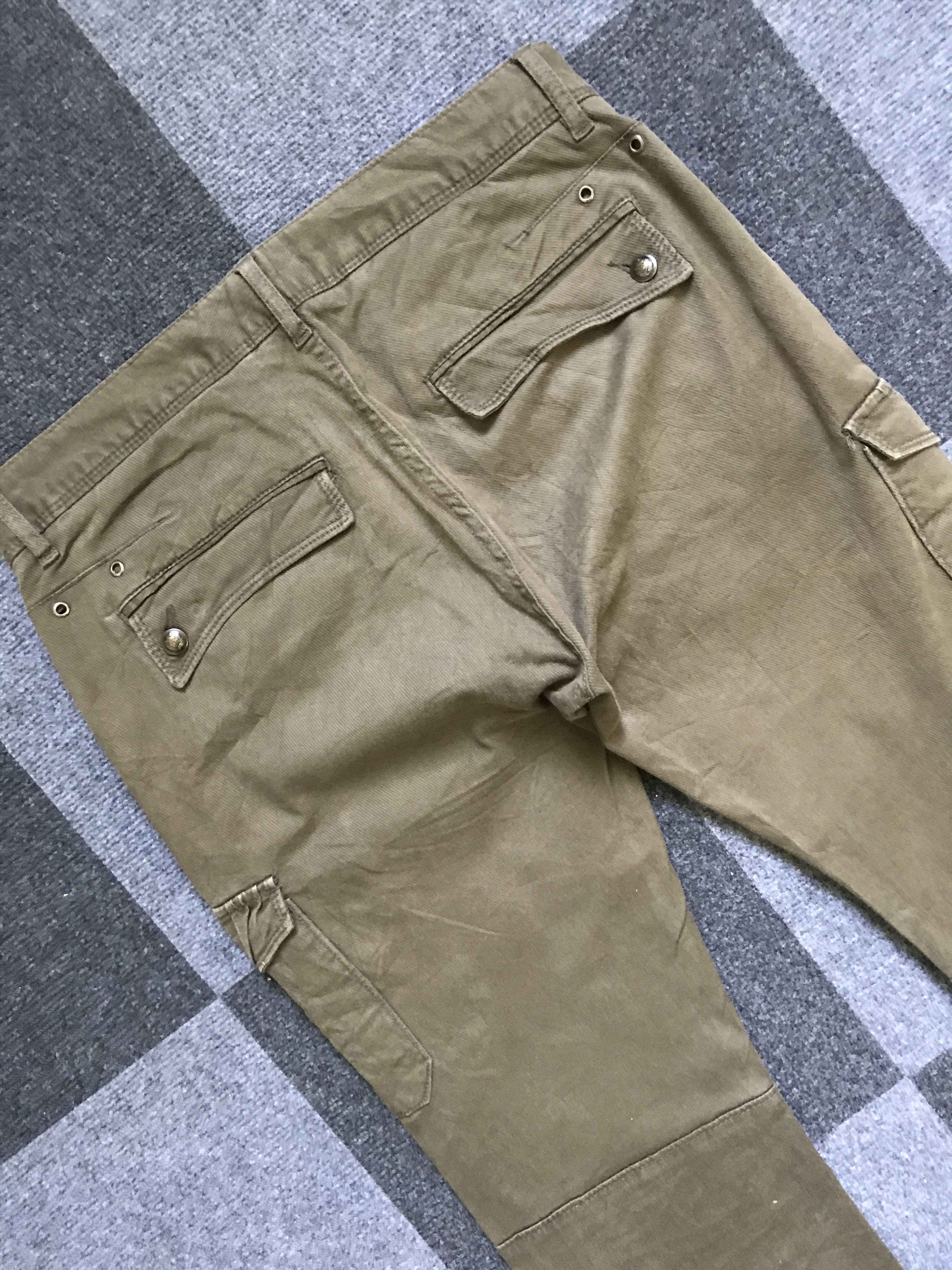 Japanese Brand CP205 DOUBLE EDGE Japan Prisoner Used Cargo Pant Size US 32 / EU 48 - 10 Thumbnail