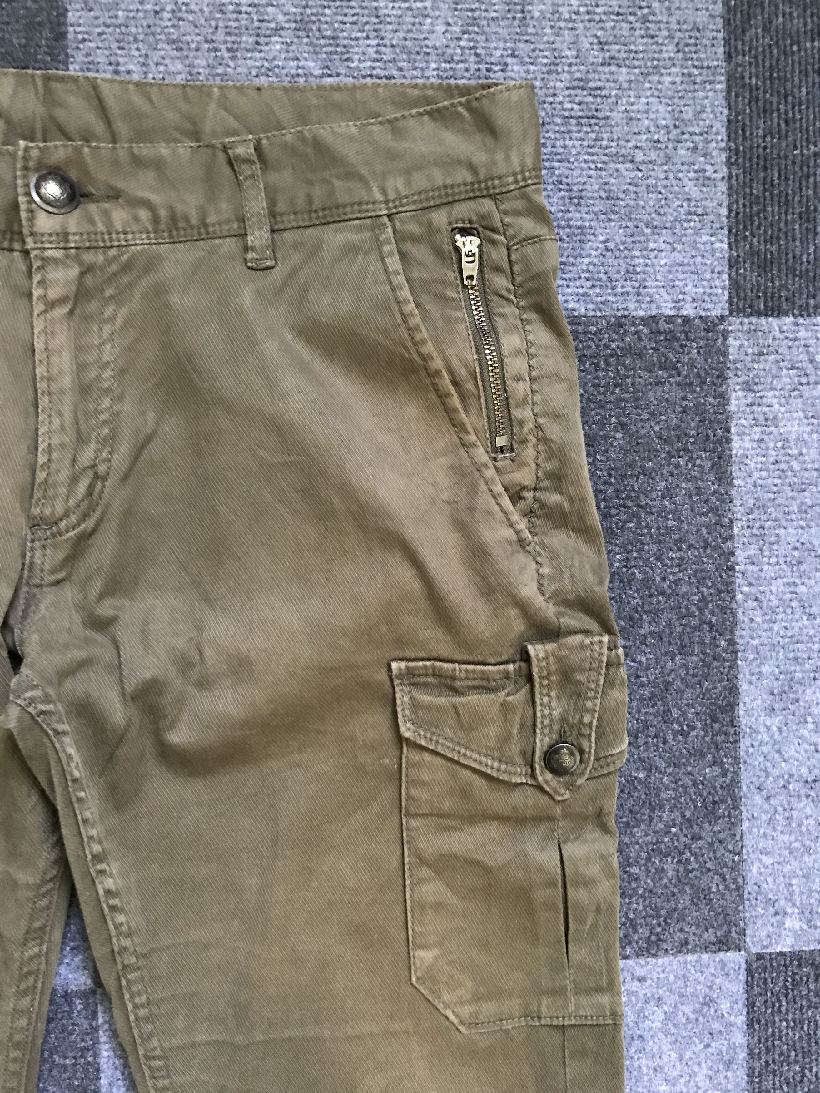 Japanese Brand CP205 DOUBLE EDGE Japan Prisoner Used Cargo Pant Size US 32 / EU 48 - 7 Thumbnail