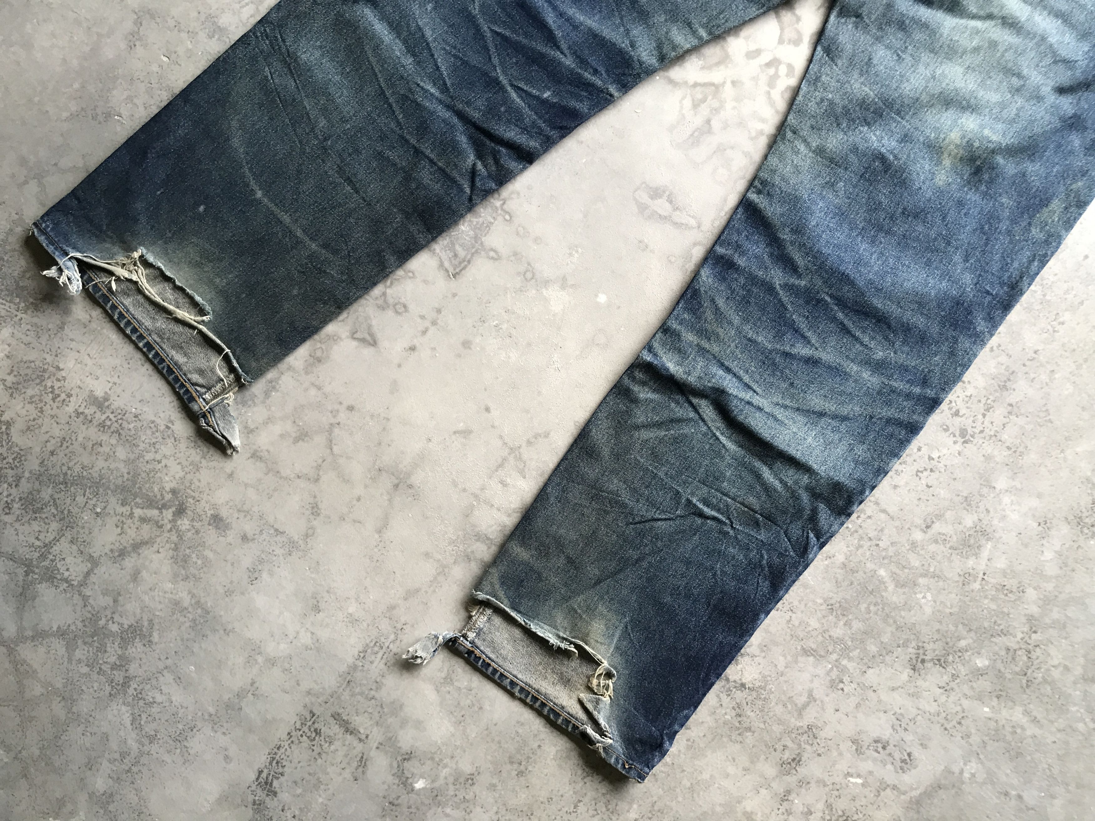 Japanese Brand D56 UCW Japan Kurt Cobain Distressed Nirvana Style Jeans Size US 32 / EU 48 - 11 Thumbnail