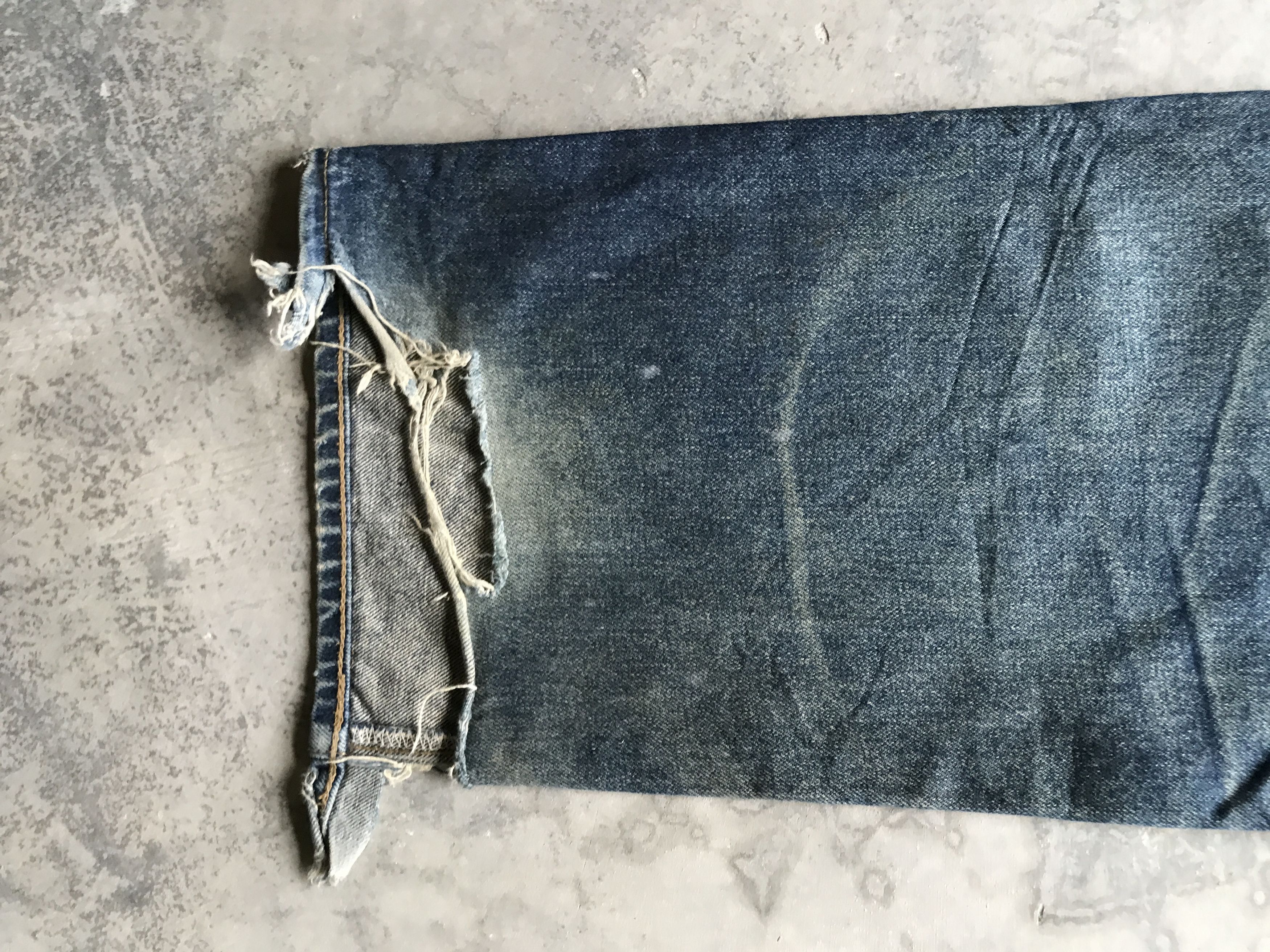 Japanese Brand D56 UCW Japan Kurt Cobain Distressed Nirvana Style Jeans Size US 32 / EU 48 - 12 Thumbnail