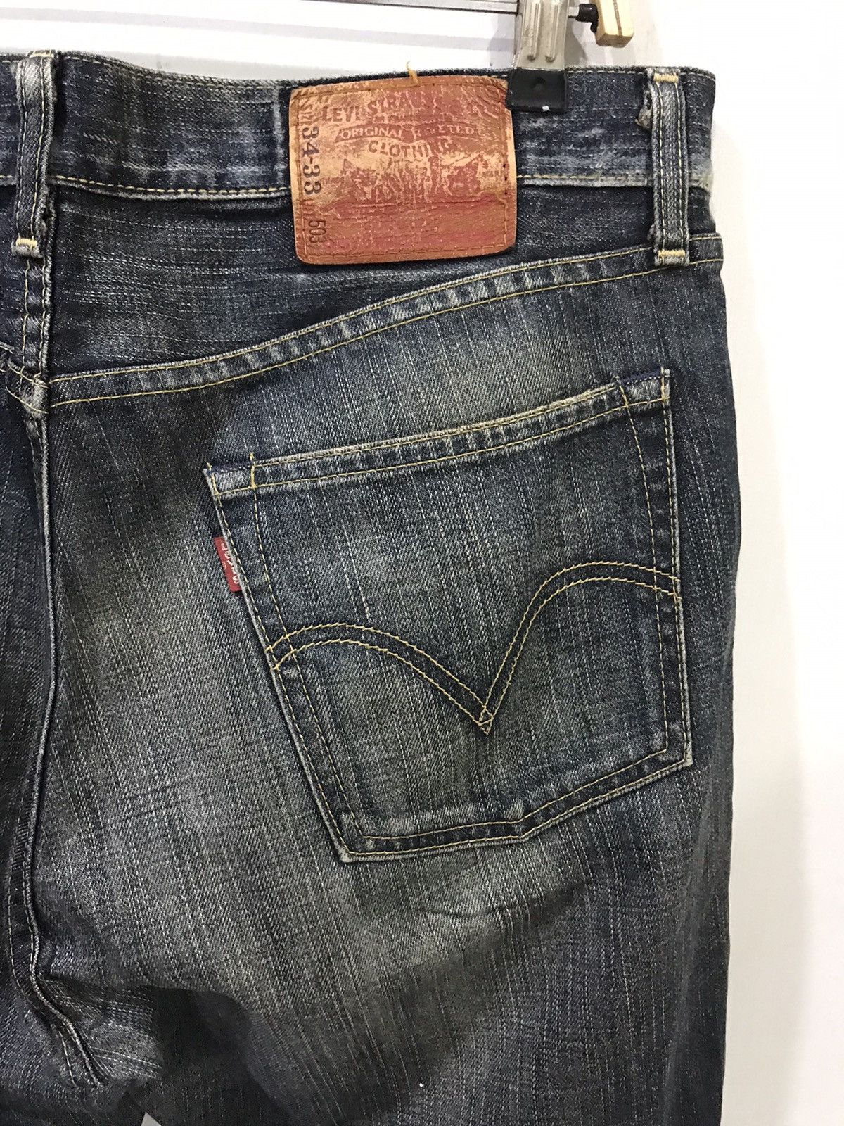 Levi's Levis 502 Stunning Faded Denim Size US 35 - 13 Thumbnail