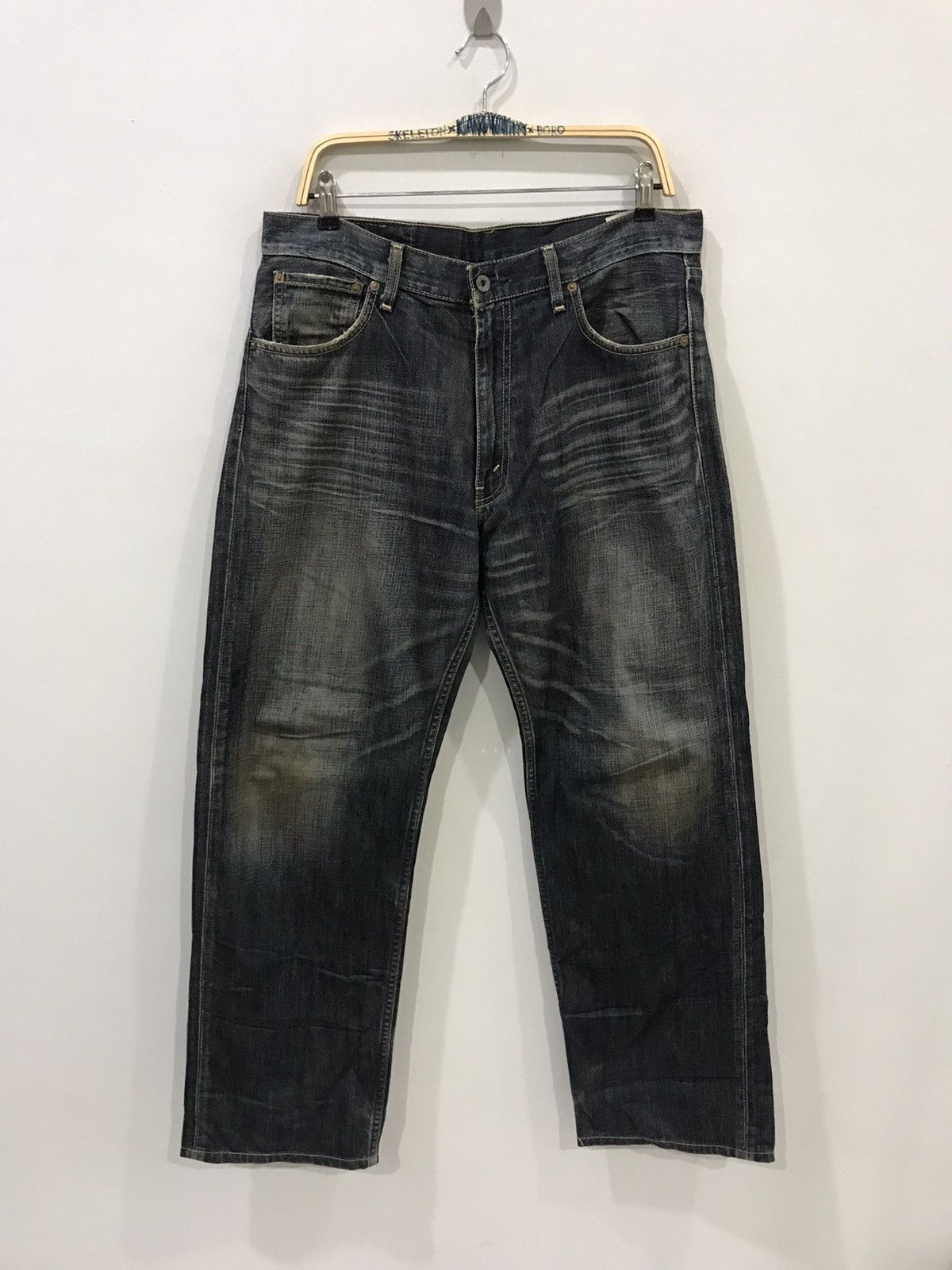 Levi's Levis 502 Stunning Faded Denim Size US 35 - 3 Thumbnail