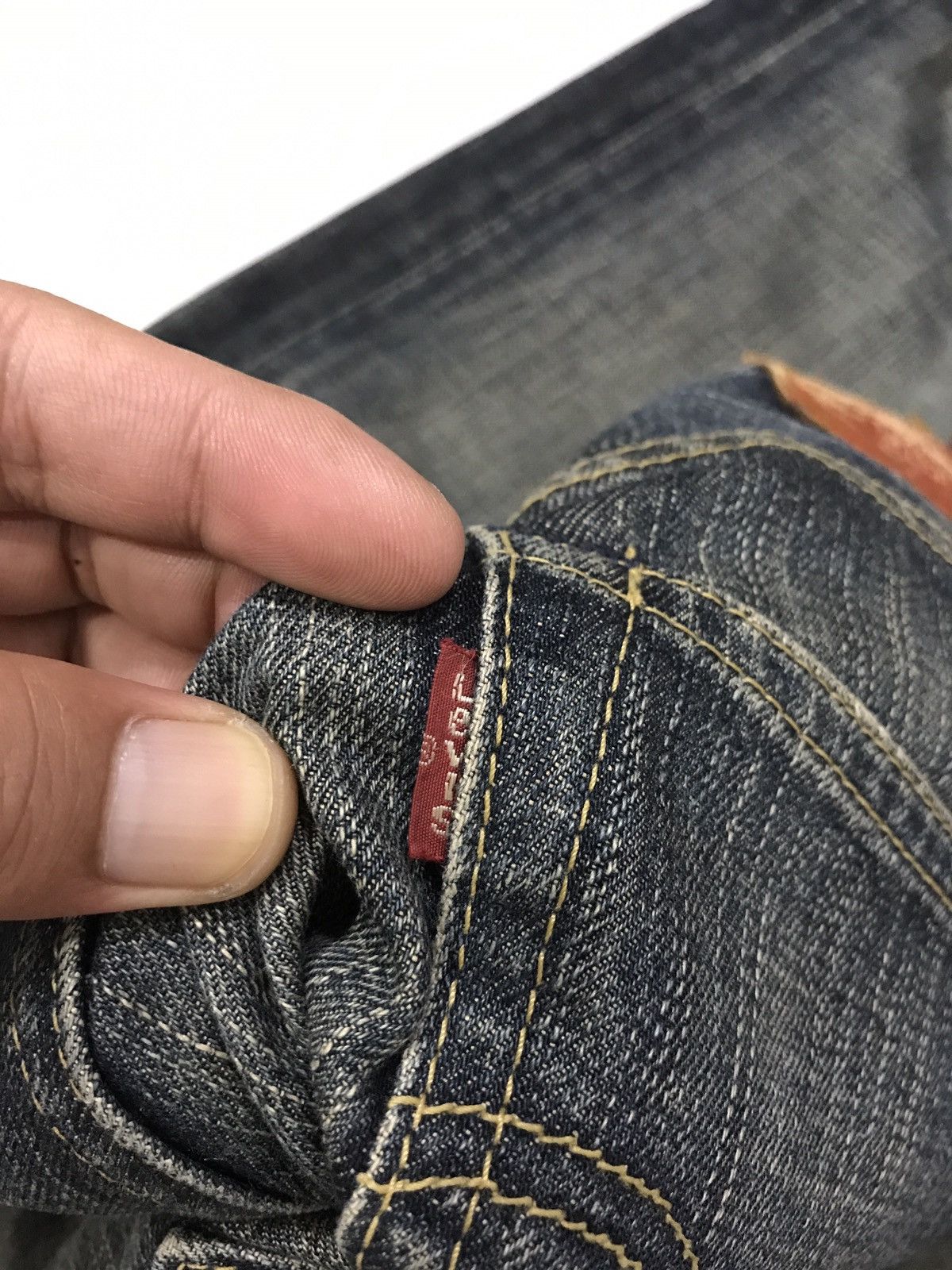 Levi's Levis 502 Stunning Faded Denim Size US 35 - 19 Thumbnail