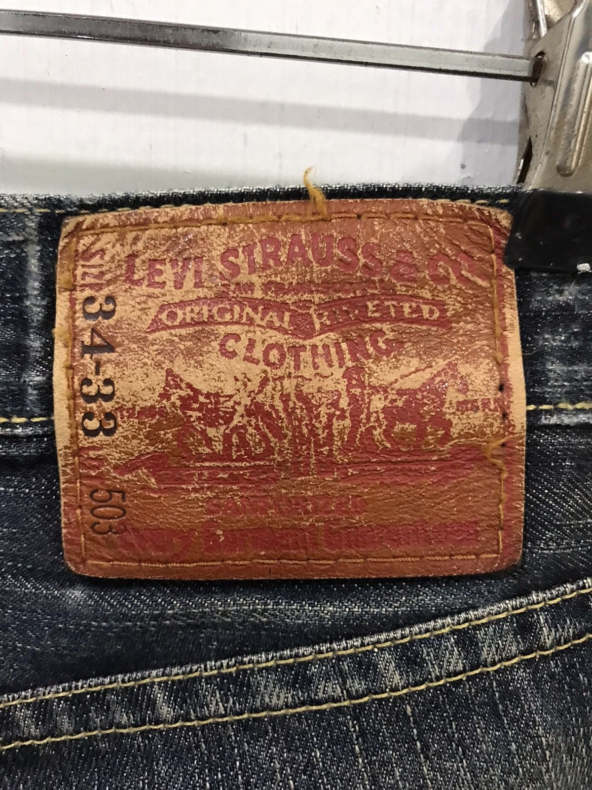 Levi's Levis 502 Stunning Faded Denim Size US 35 - 12 Thumbnail
