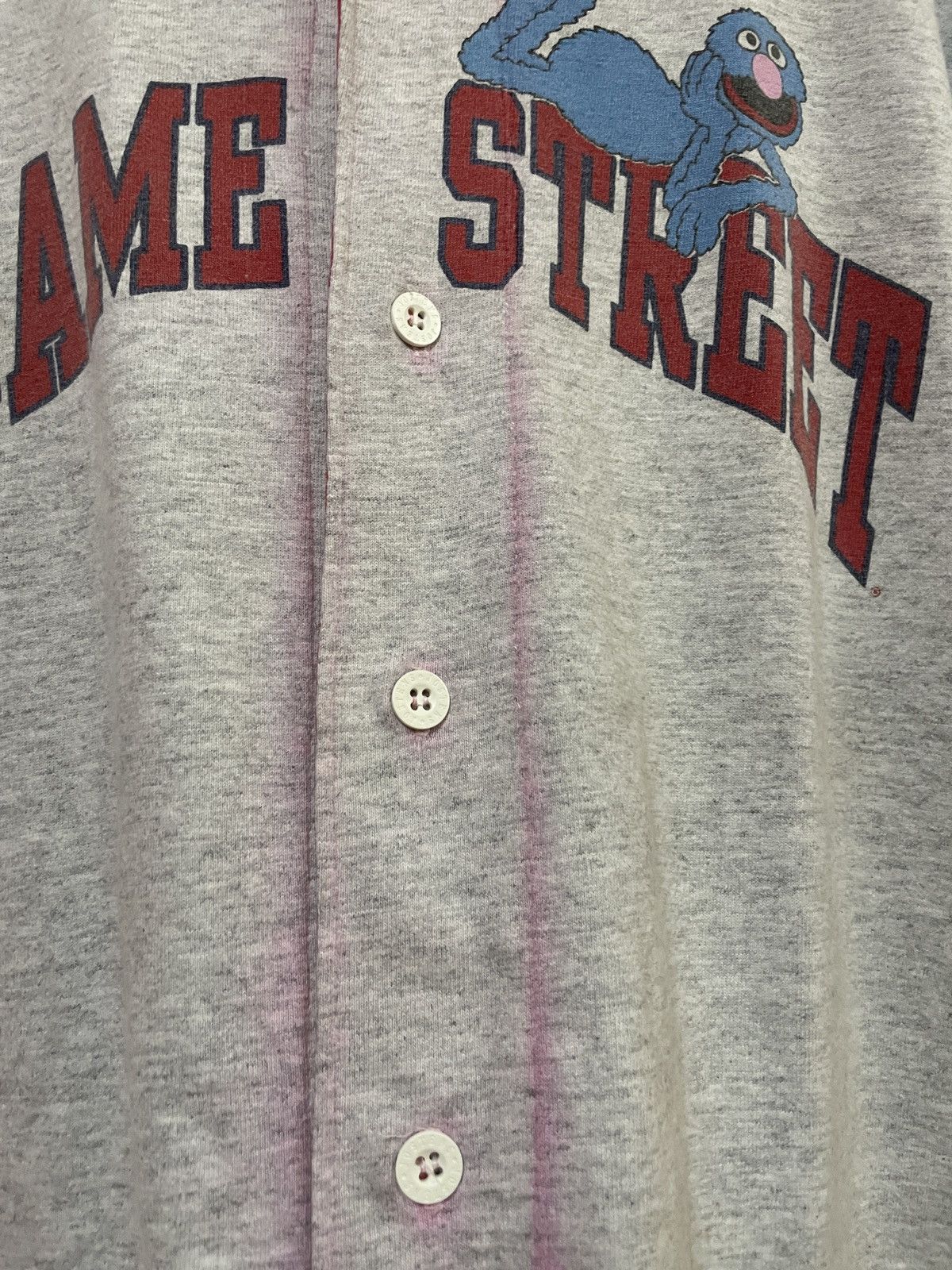 Cartoon Network Vintage Sesame Street Elmo Muppet Baseball jersey 90’s Logo Size US L / EU 52-54 / 3 - 5 Thumbnail