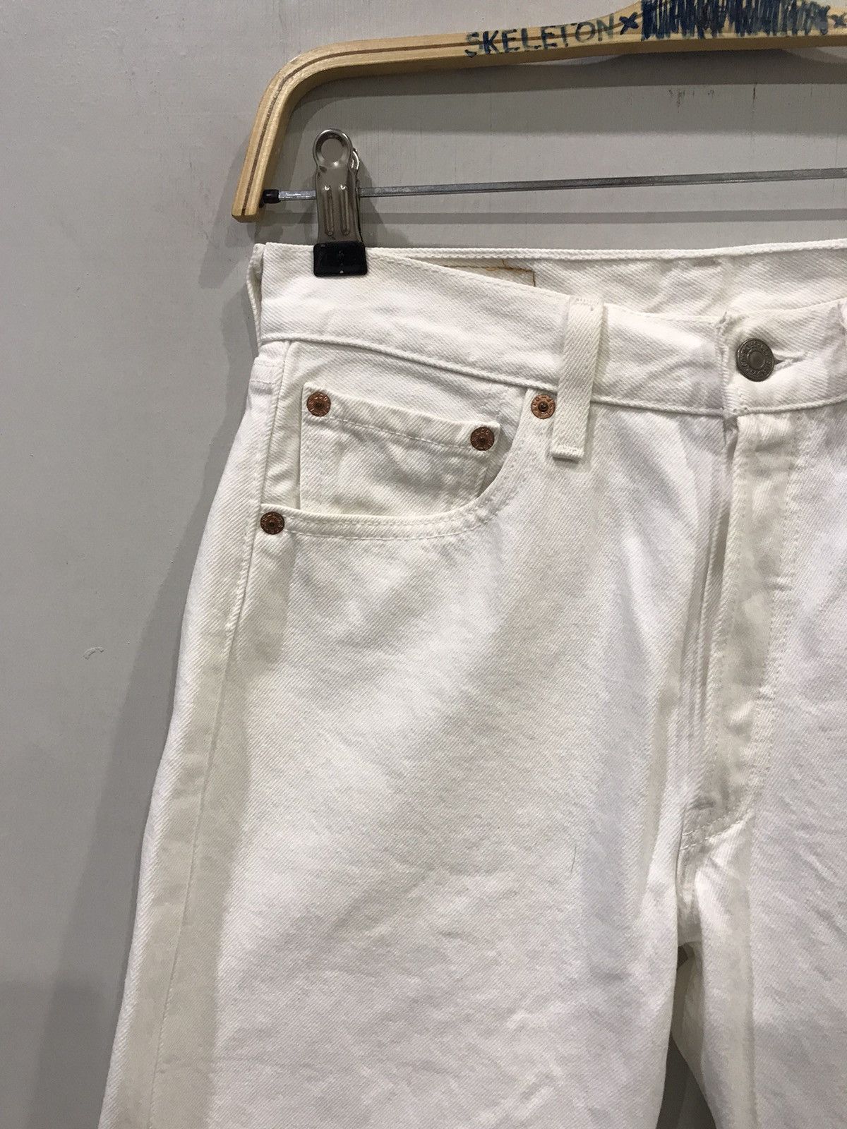 Levi's × Vintage Vintage 90s Levis Lot 501 , 553 Button Denim Size US 27 - 3 Thumbnail