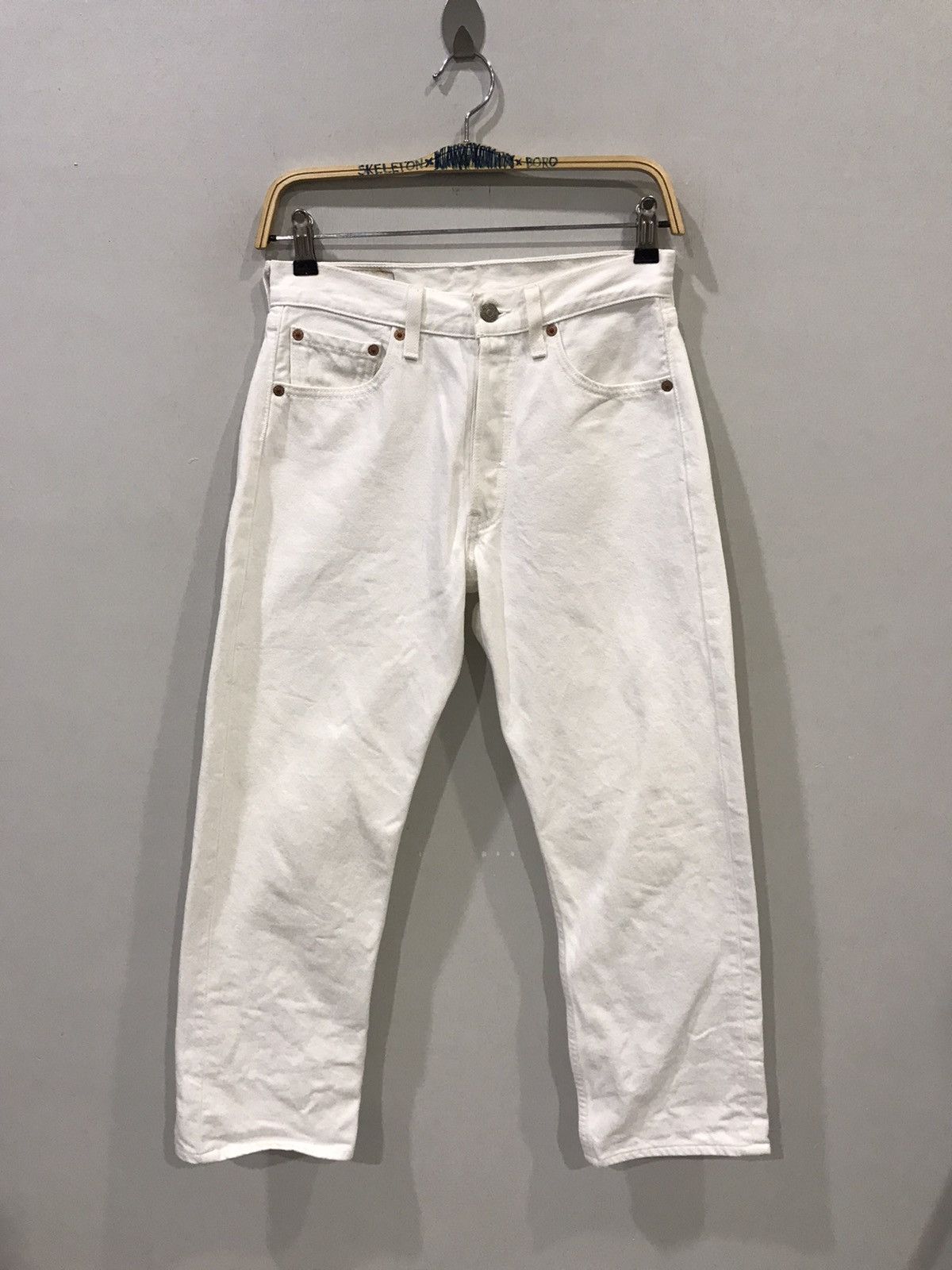 Levi's × Vintage Vintage 90s Levis Lot 501 , 553 Button Denim Size US 27 - 1 Thumbnail