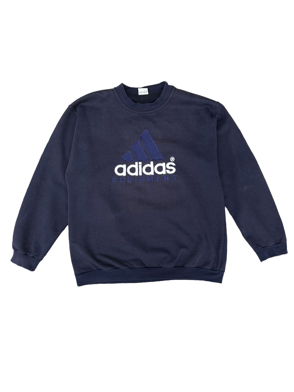 Vintage 90s Nike Crewneck Sweatshirt Mini Logo Navy Blue